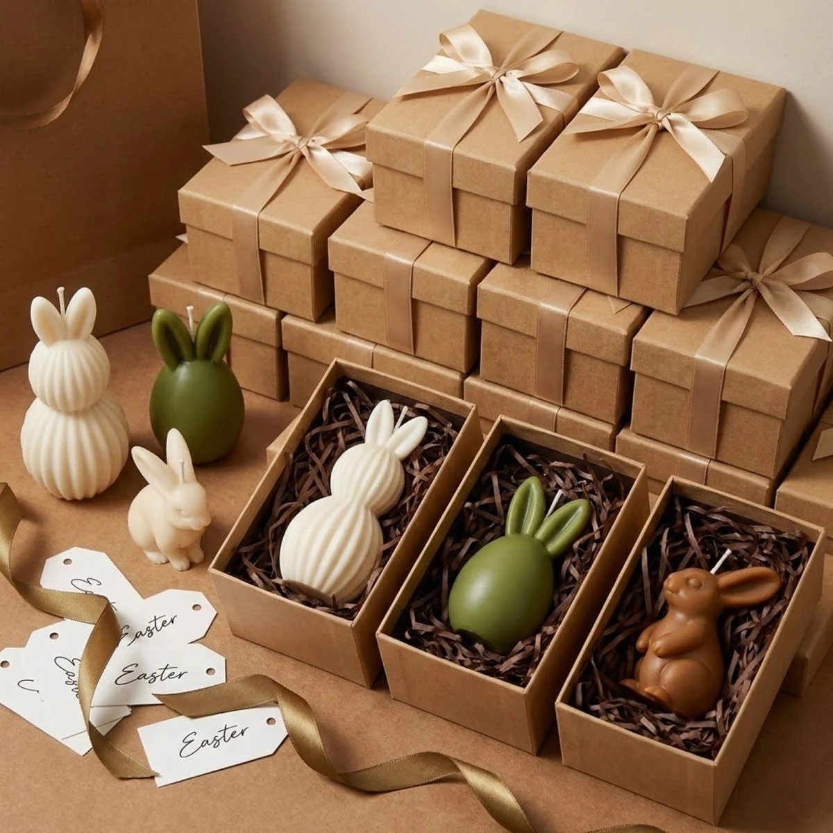 The Little Bunny Garden Candle Silicone Mold Collection - Image 9