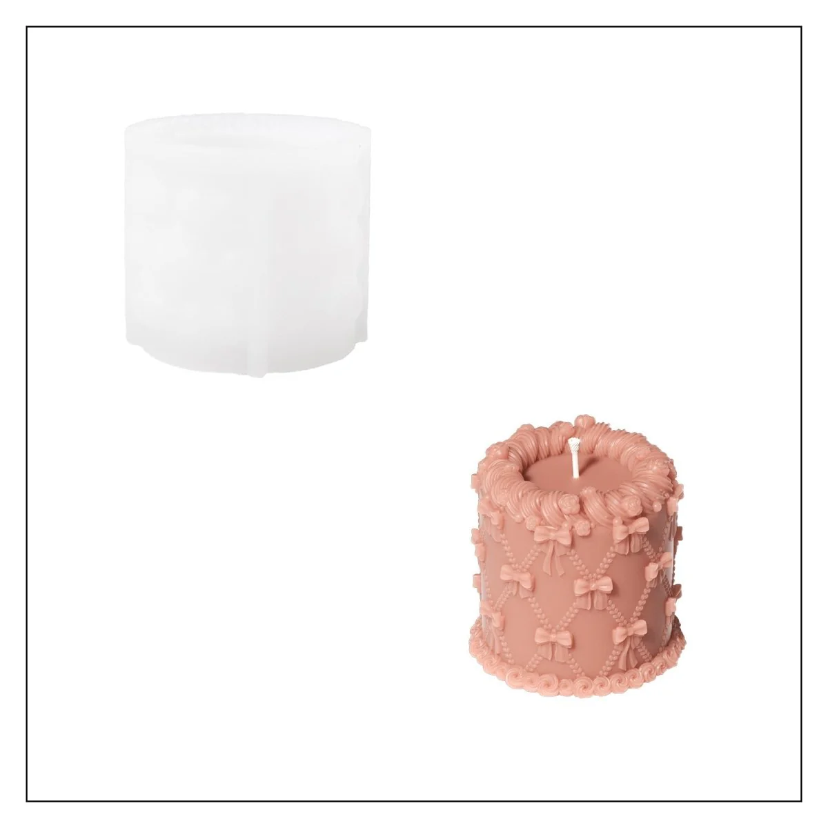 Wedding Cake Candle Silicone Mold Collection - Image 13