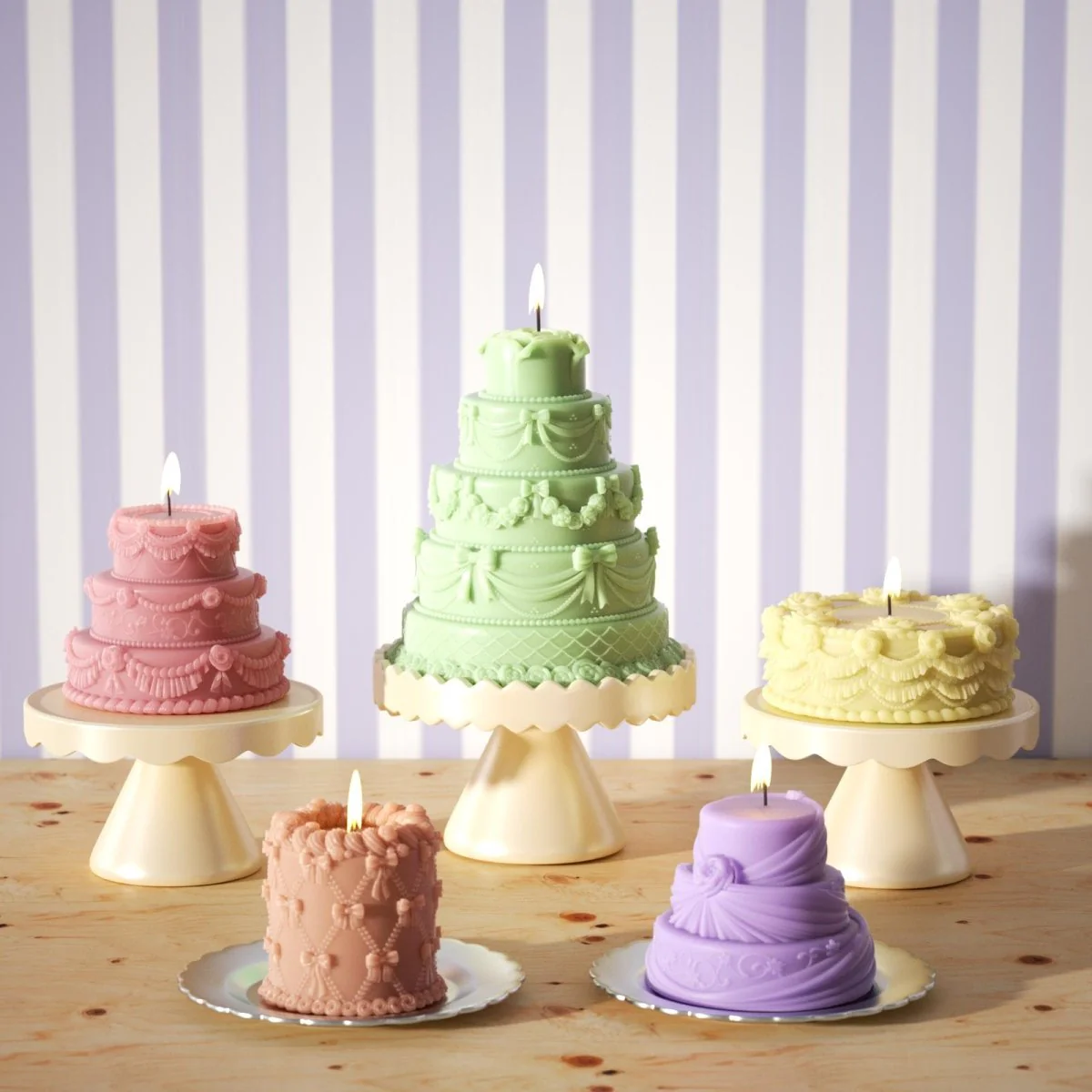 Wedding Cake Candle Silicone Mold Collection - Image 4