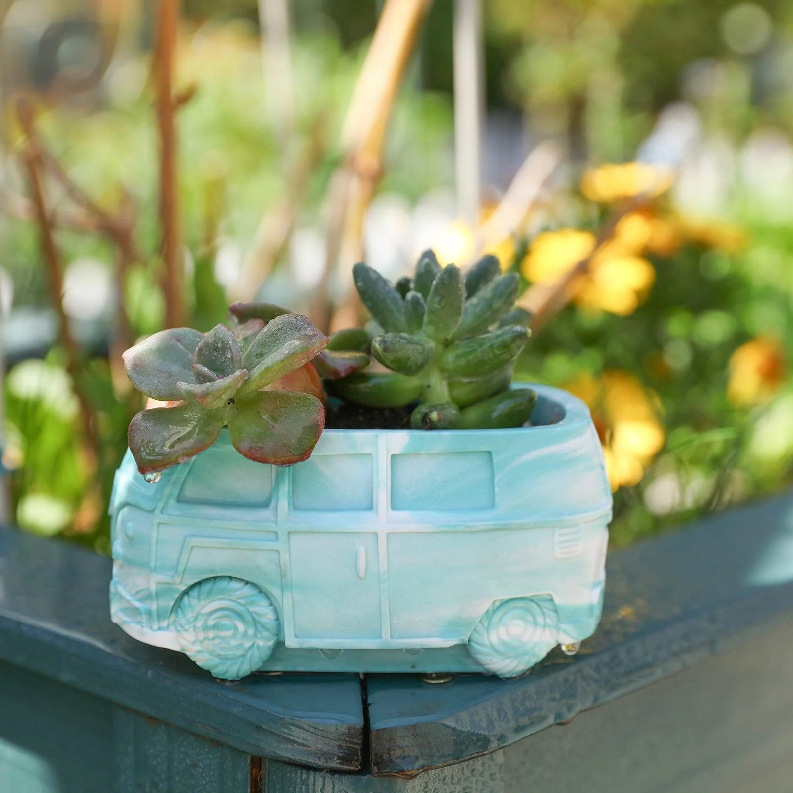 Kombi Vintage Camper Van Plant Pot Concrete Silicone Mold - Image 7