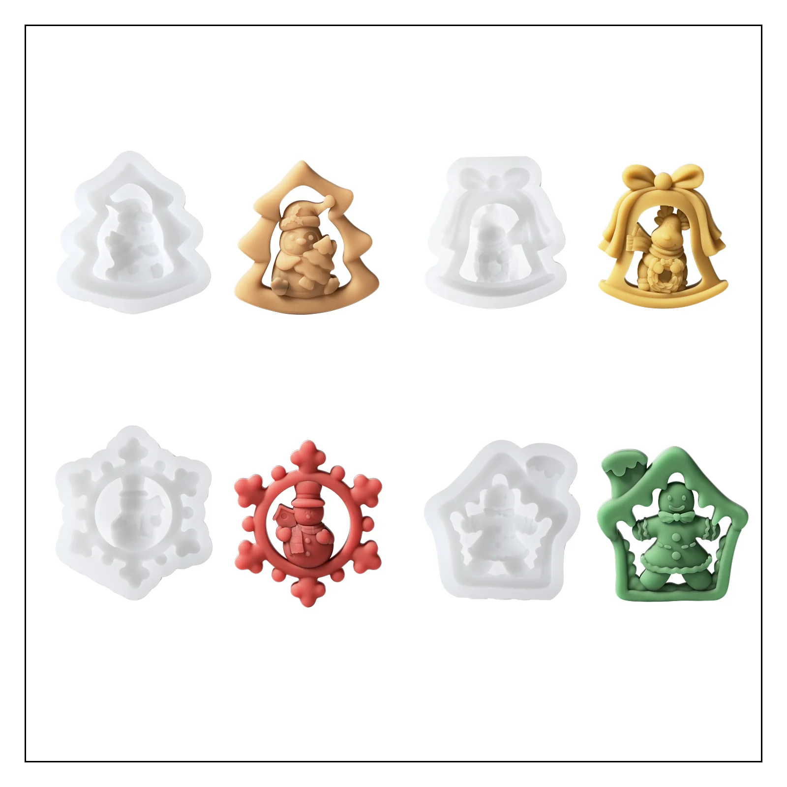 Stellar Ginger Home Candle Jar Decoration Silicone Mold - Image 9