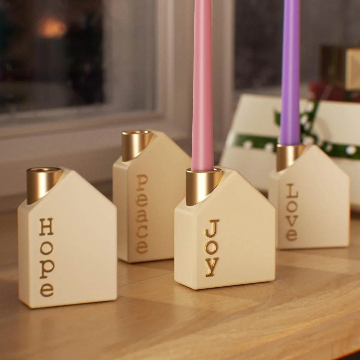 Advent Cottage Candle Holder Silicone Mold Collection - Image 7