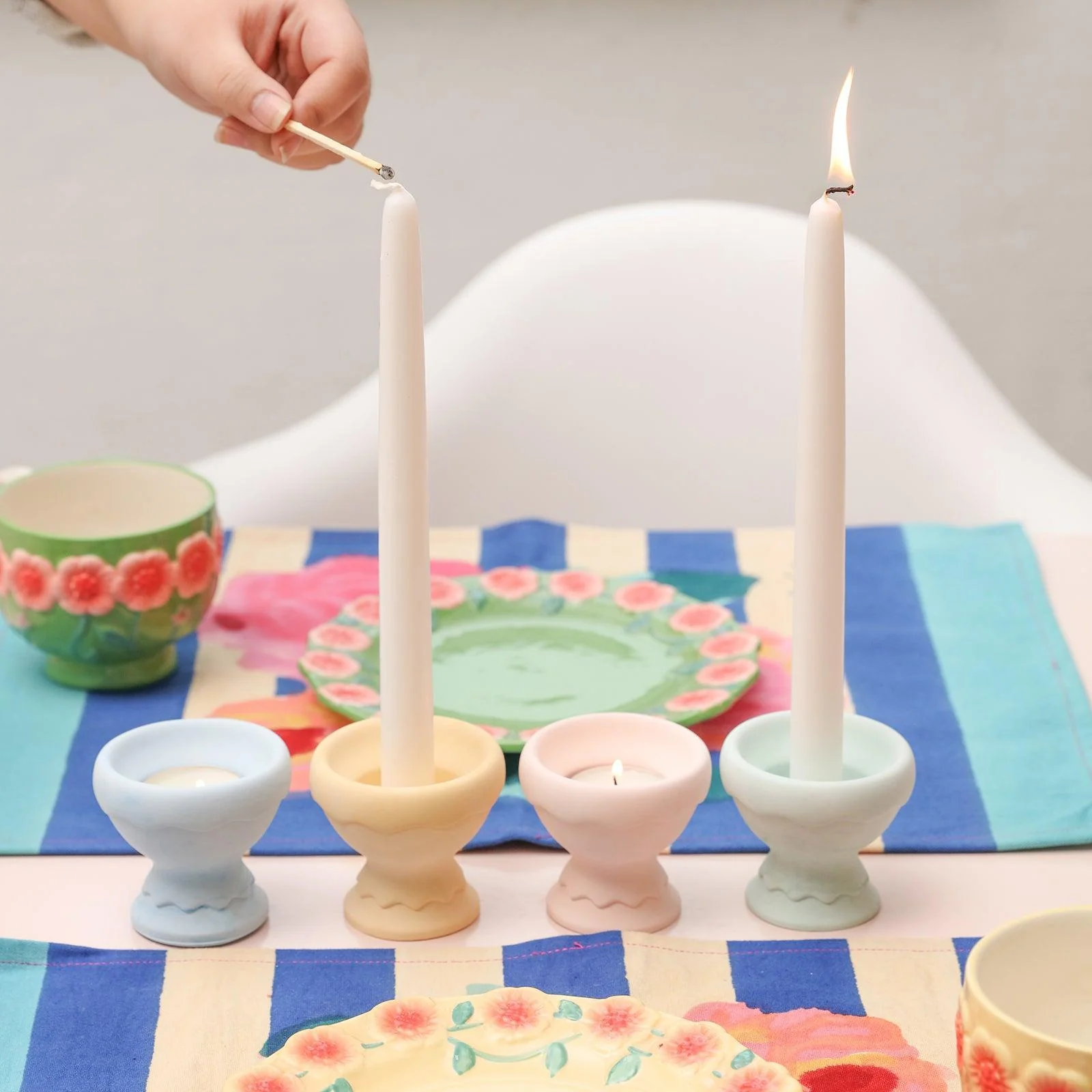 Eggshell Cup Shape Candle Holder Silicone Mold - Image 4