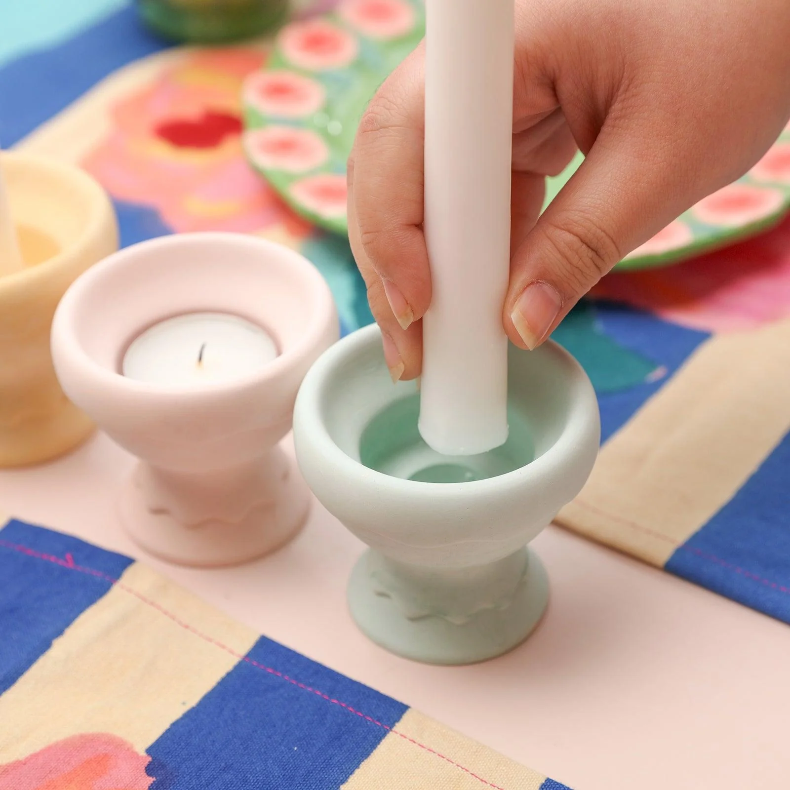 Eggshell Cup Shape Candle Holder Silicone Mold - Image 5
