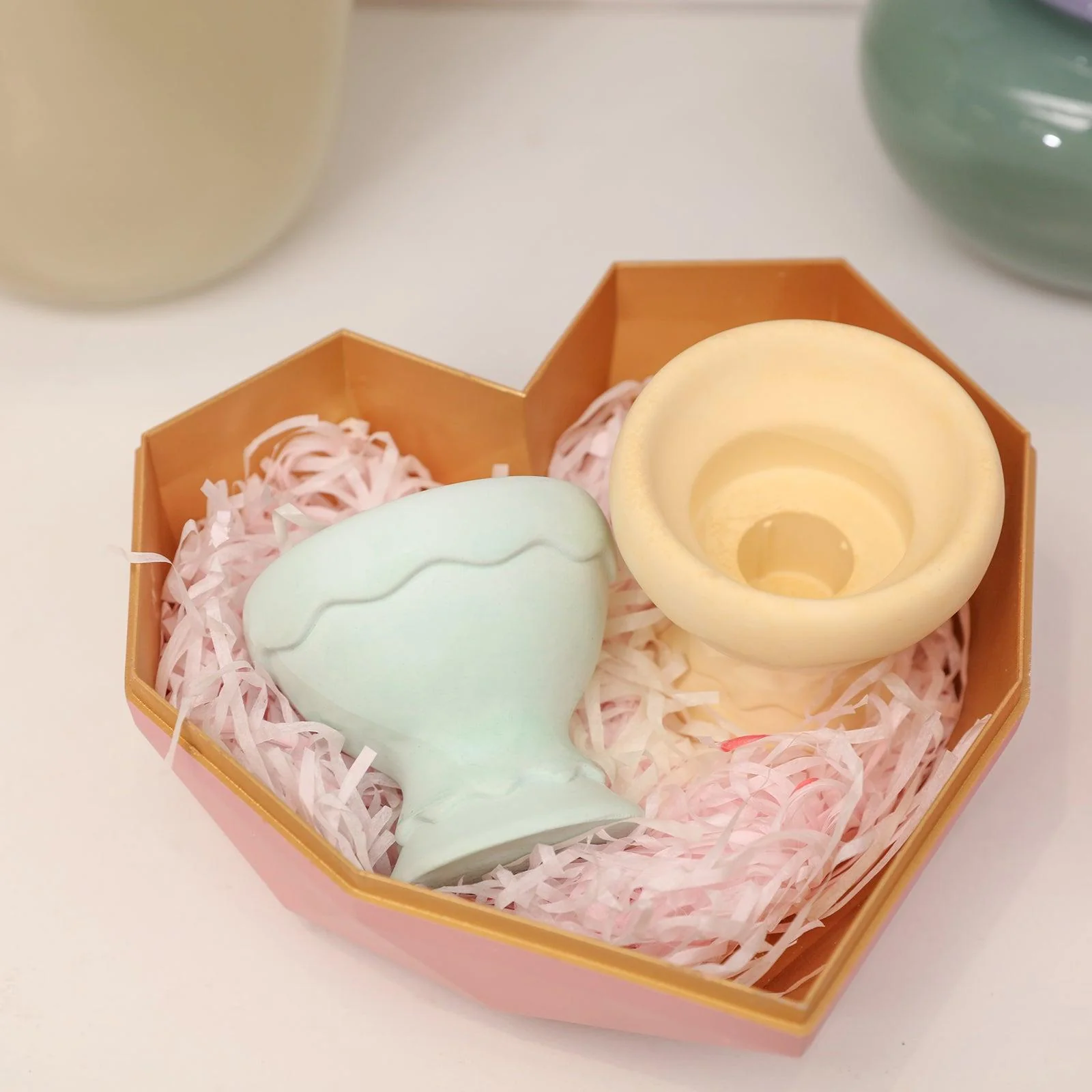 Eggshell Cup Shape Candle Holder Silicone Mold - Image 9