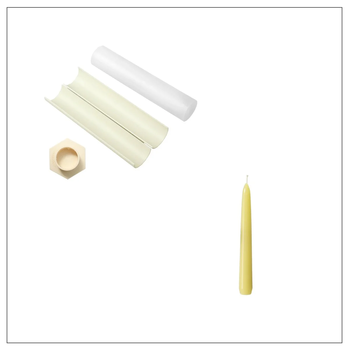 Maria Nuvem × Boowan Nicole | Copo de Luz Candle Holder Silicone Mold - Image 10