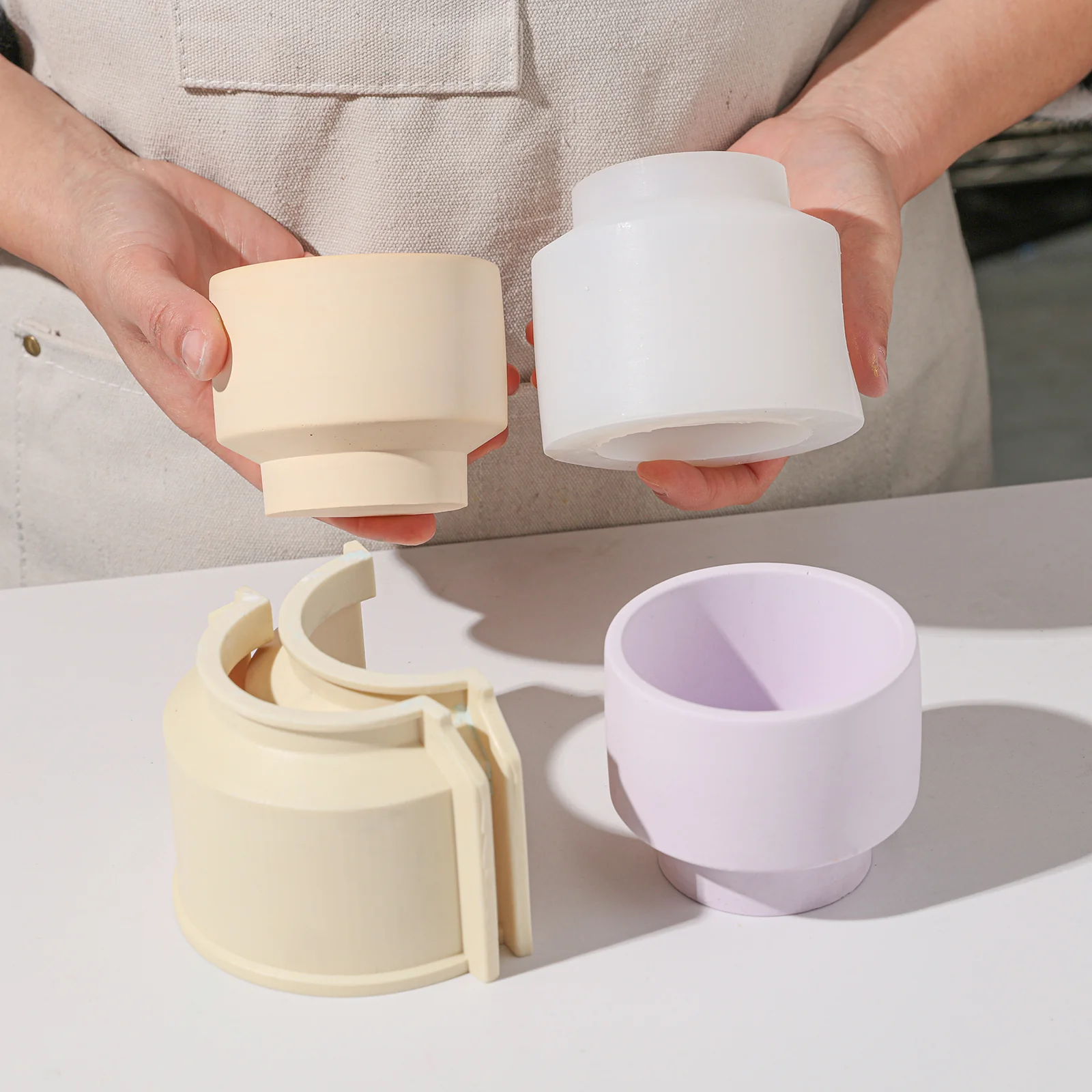 Bowl-shaped Candle Jar Silicone Mold - Ⅲ - Image 2