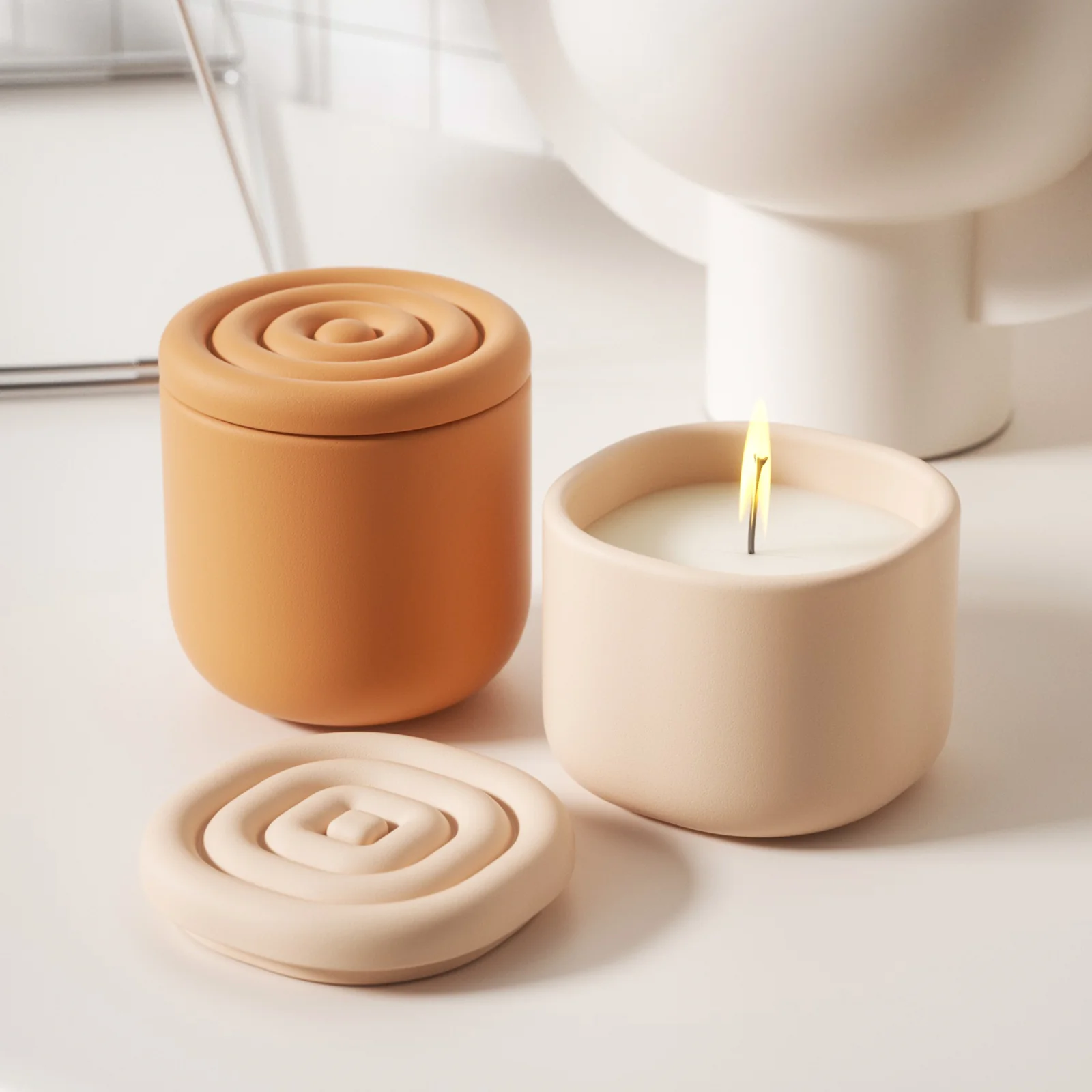 Wriggle Storage Box Candle Jar Silicone Mold - Image 4