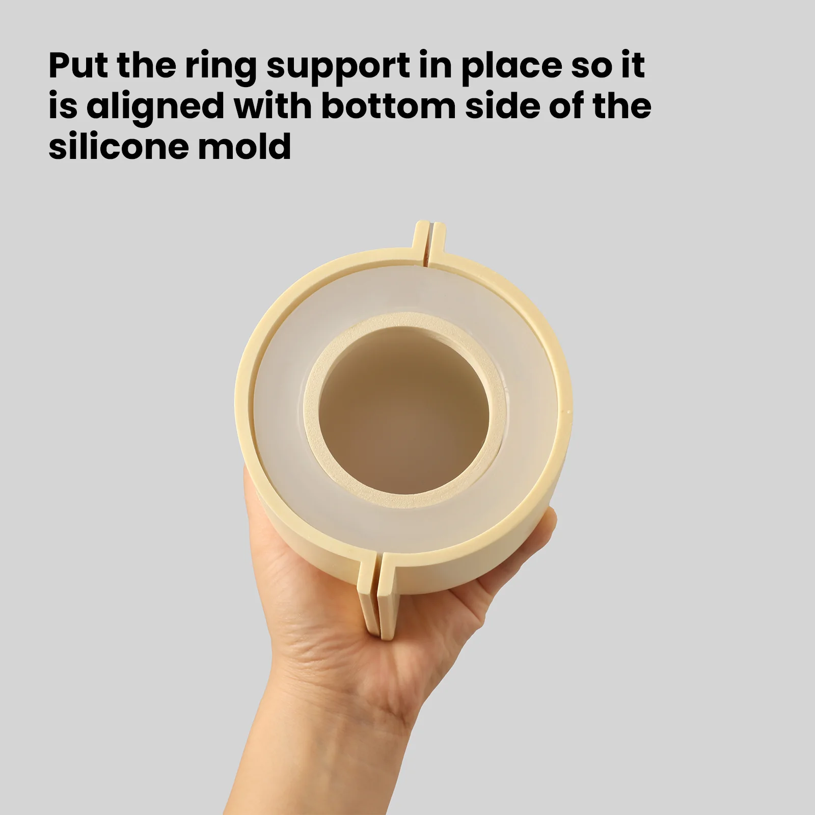 Chalice Candle Jar with Ring Handle Lid Silicone Mold - Image 8