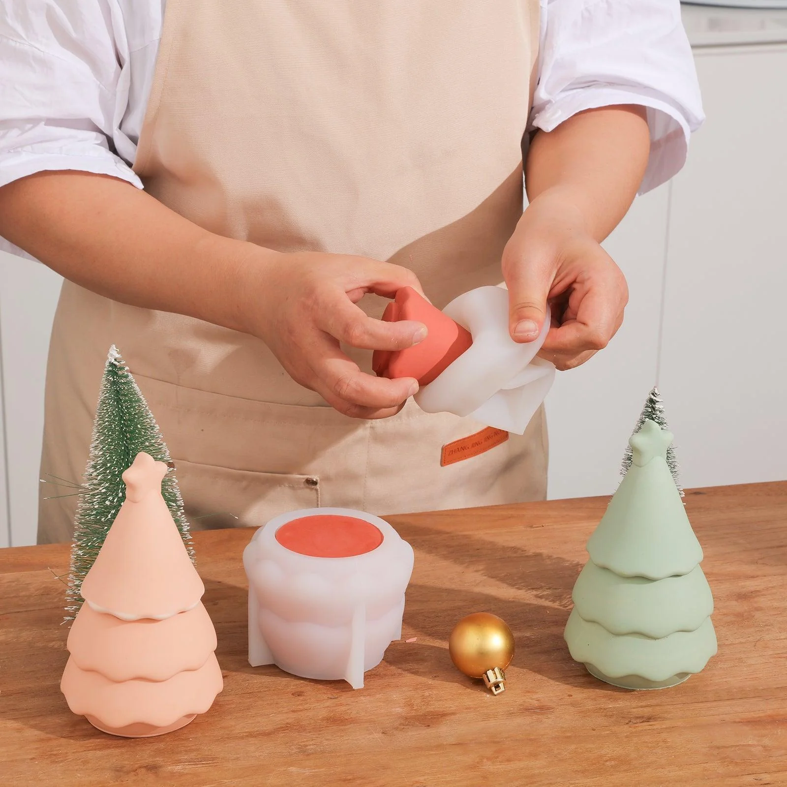 Starlit Christmas Tree Candle Jar Mold - Image 2