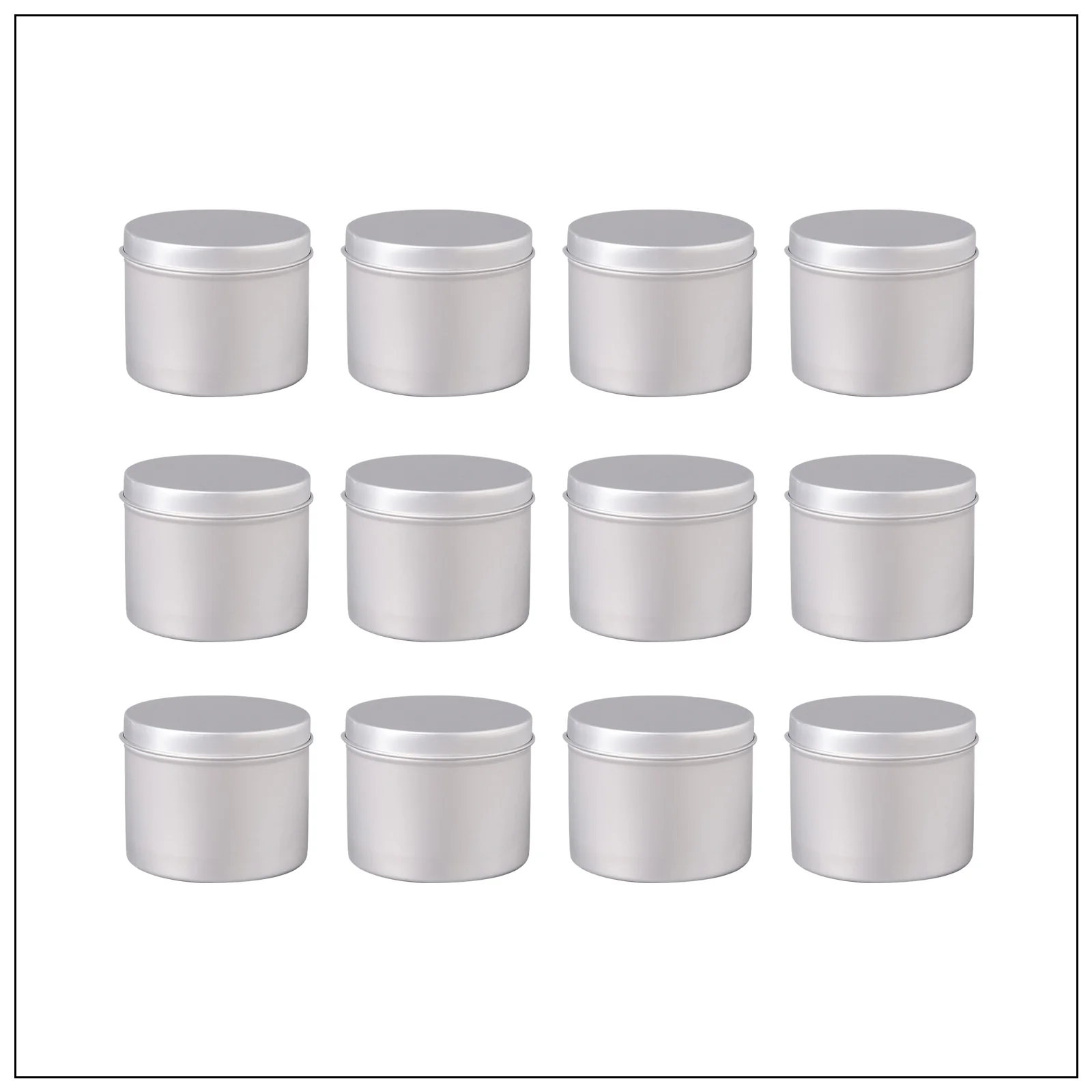 Macarron Candle Jar Silicone Mold with 6oz Refill Candle Tin - Image 14