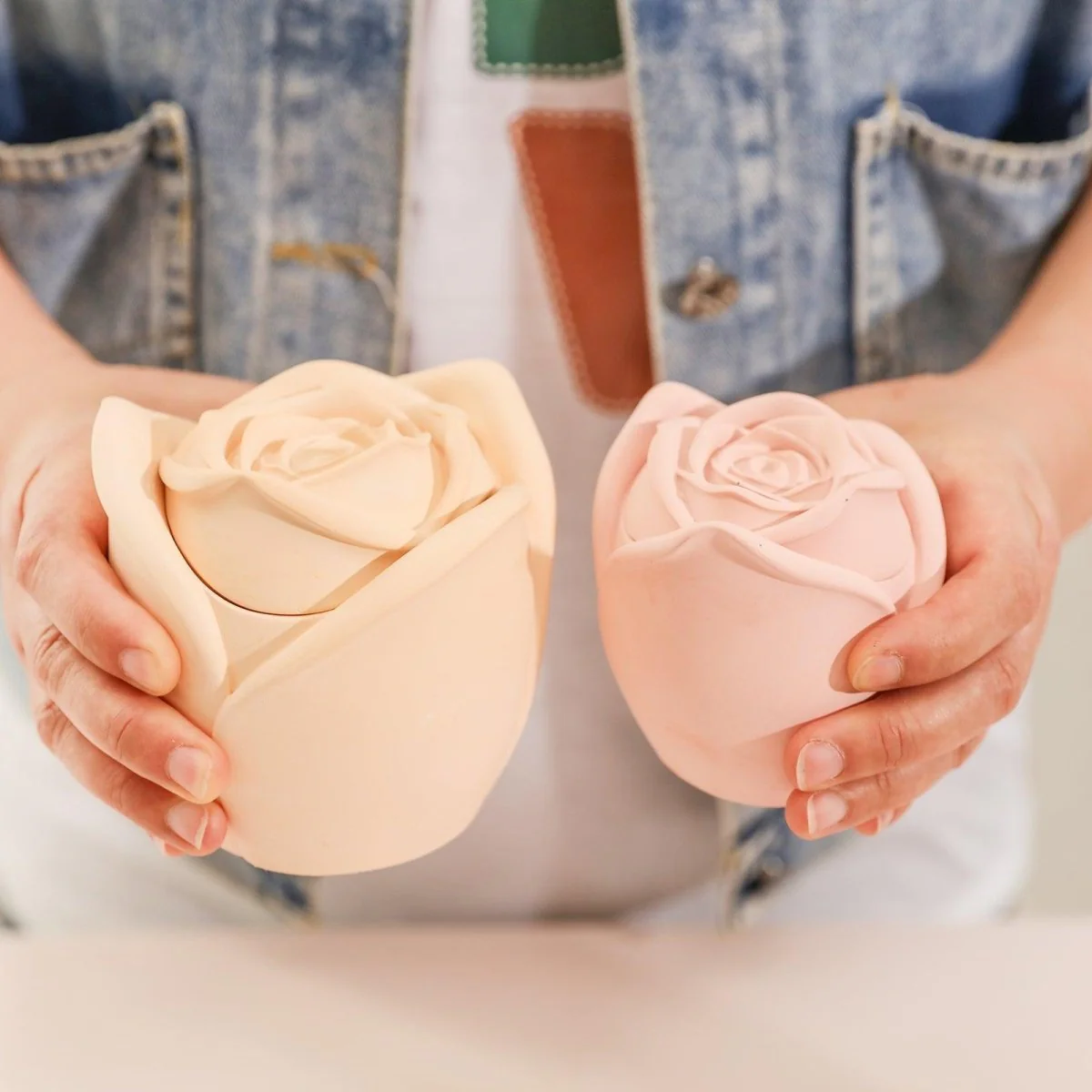 Rose Reverie Candle Jar Silicone Mold With Refill Mold Collection - Image 7