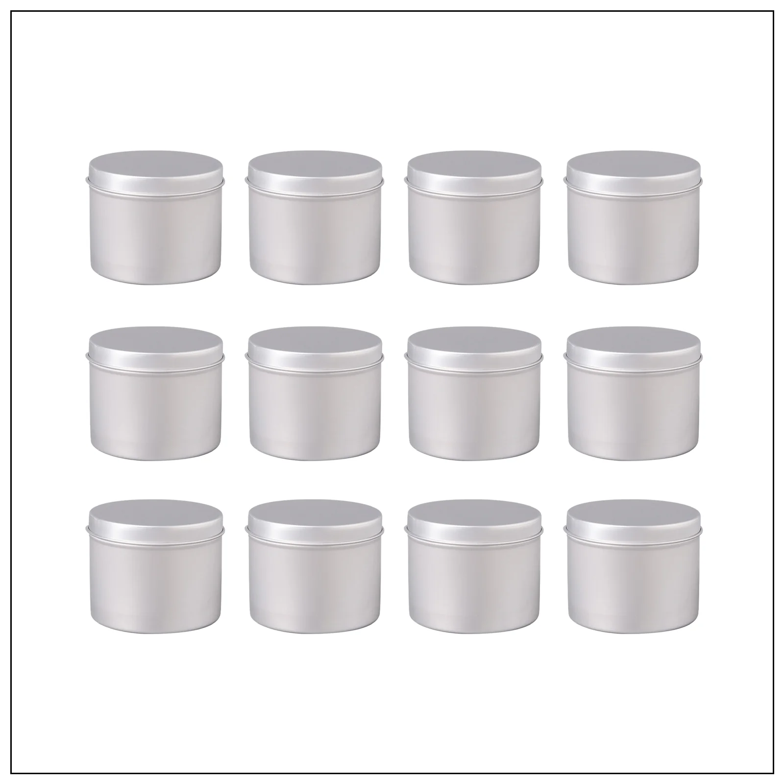Carousel Ridged Candle Jar with 6 OZ Refill Candle Tin - Image 14