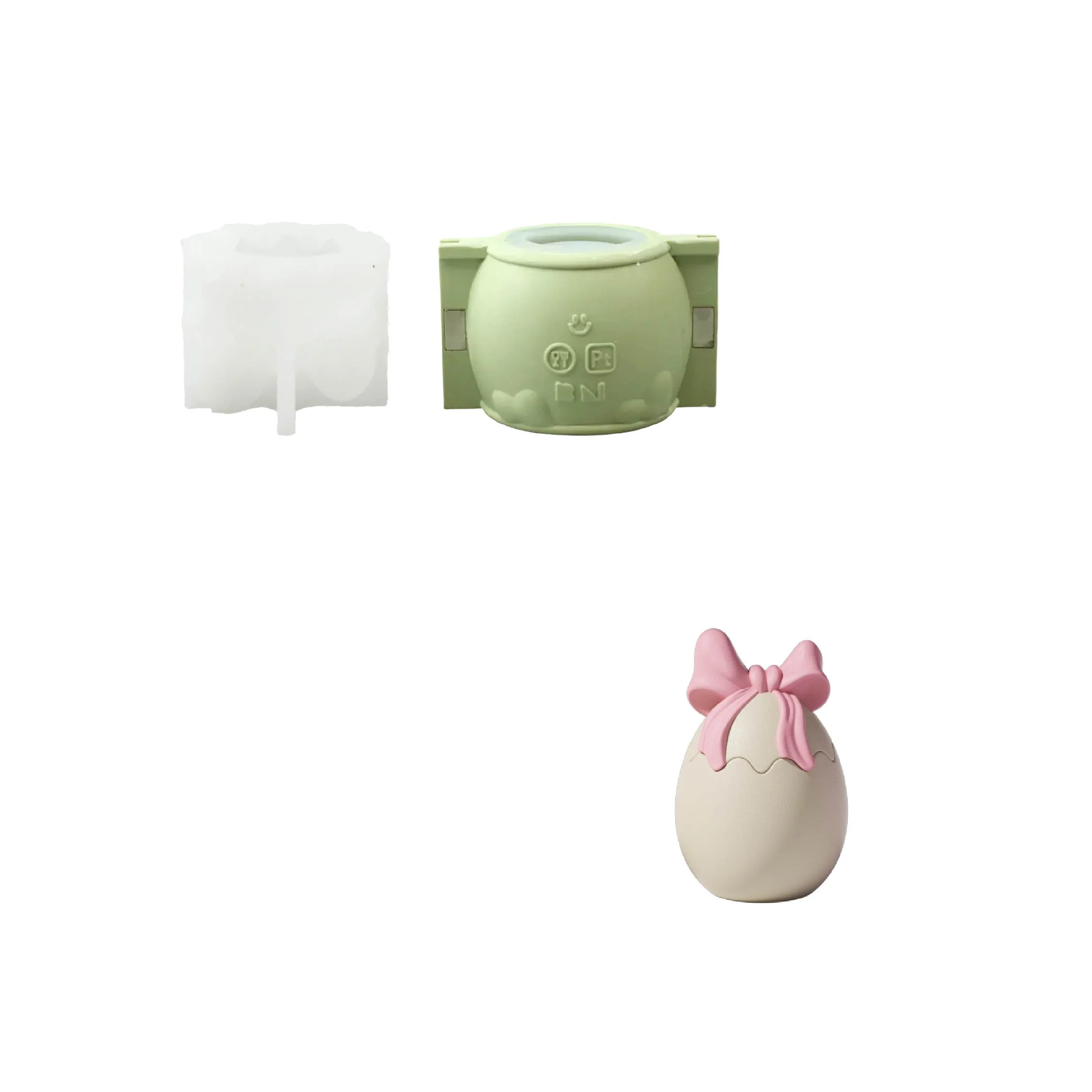 Bunny Egg Springtime Candle Jar Silicone Mold Collection - Image 13