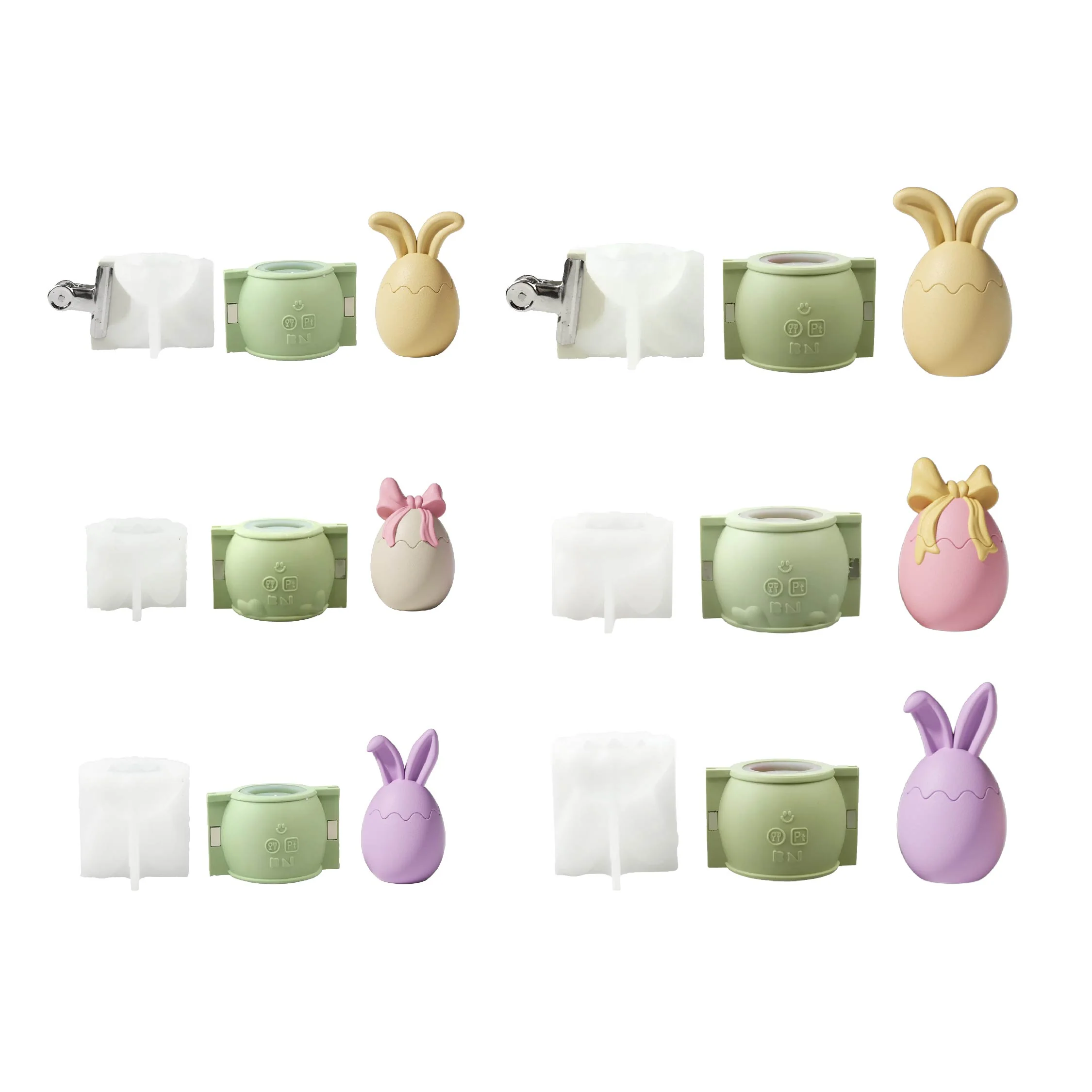 Bunny Egg Springtime Candle Jar Silicone Mold Collection - Image 17
