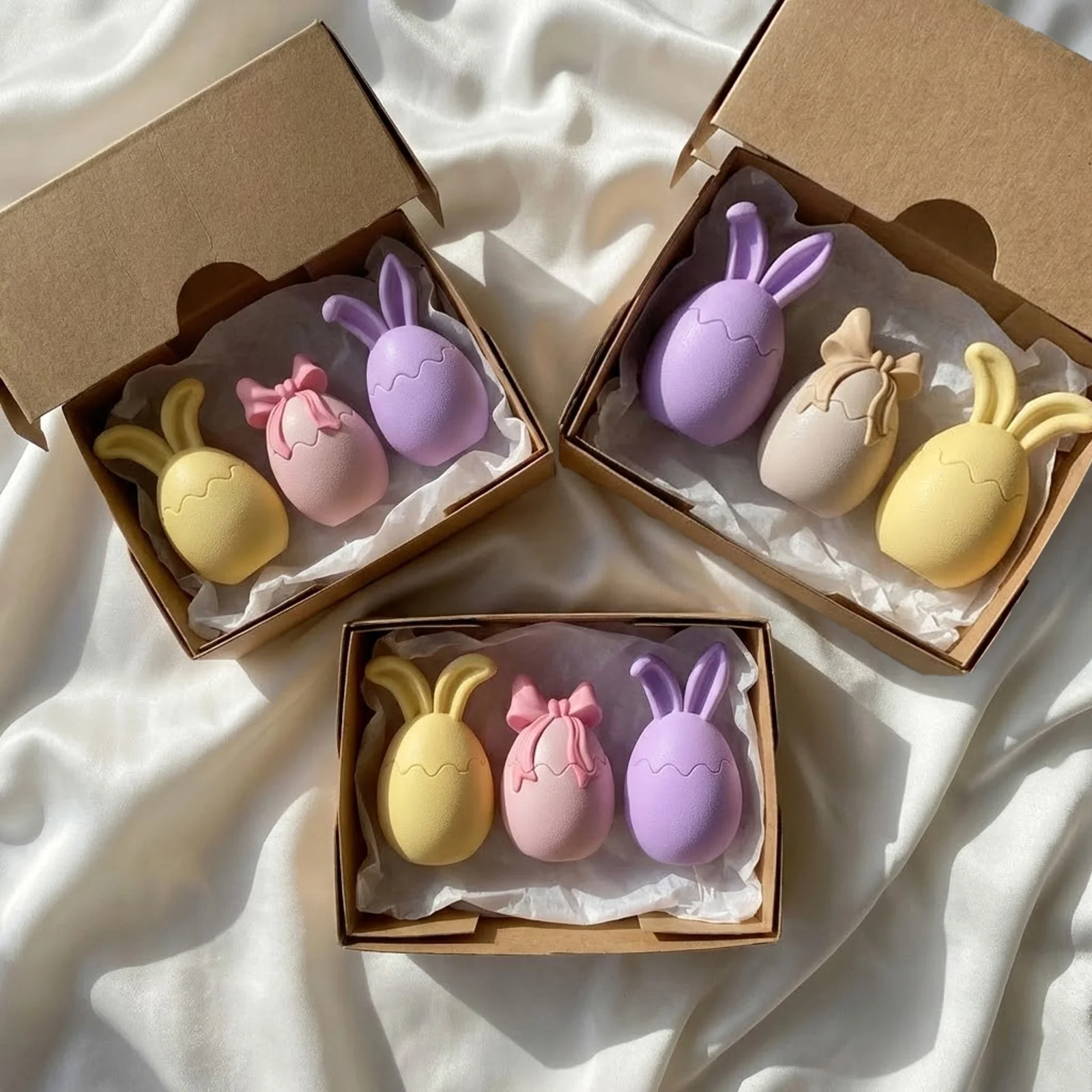 Bunny Egg Springtime Candle Jar Silicone Mold Collection - Image 4