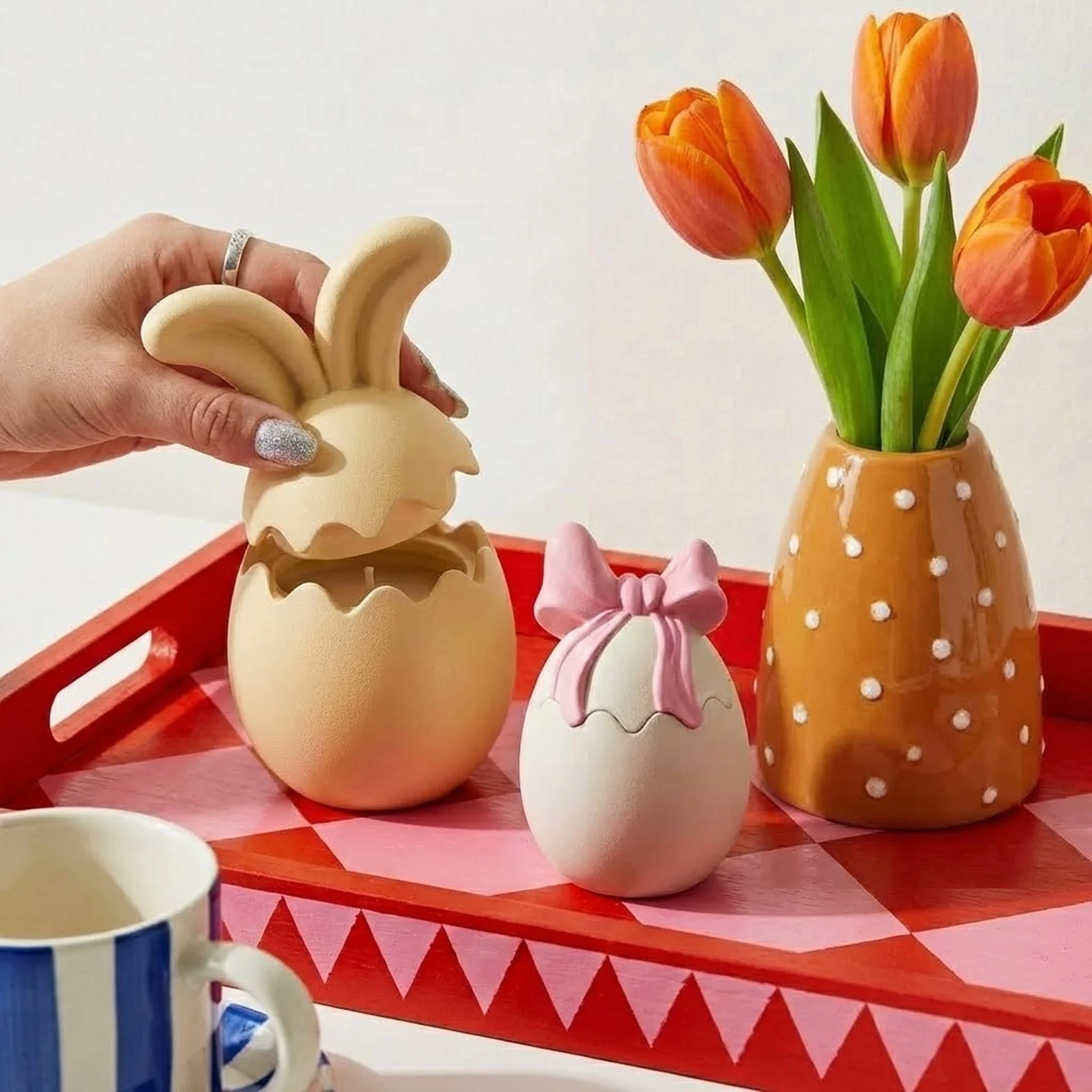 Bunny Egg Springtime Candle Jar Silicone Mold Collection - Image 7