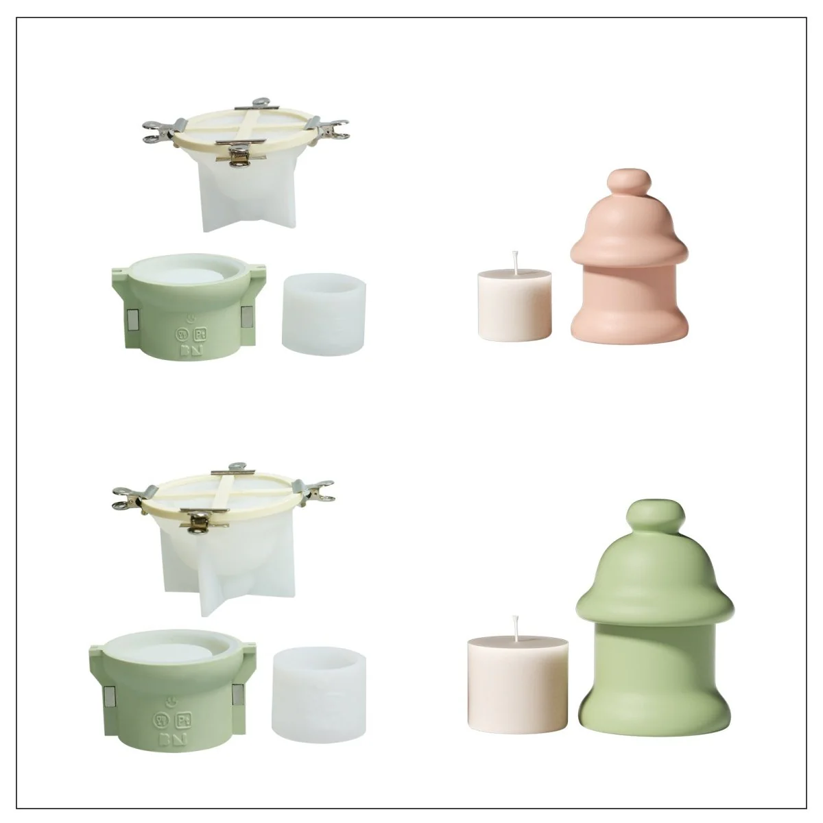 Jingle Bell Candle Jar & Candle Refill Silicone Mold Collecion - Image 13