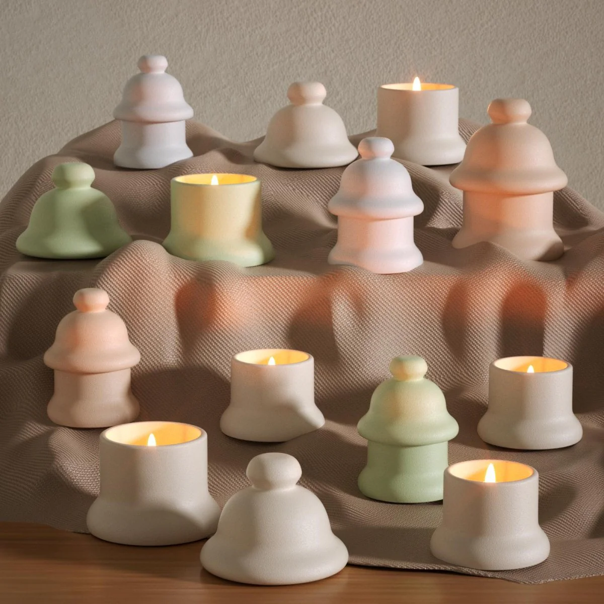 Jingle Bell Candle Jar & Candle Refill Silicone Mold Collecion - Image 2
