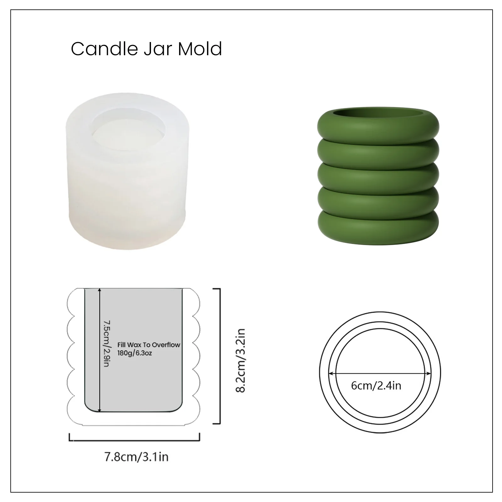 Nicole's Candle Jar with Lid Silicone Mold - Image 11