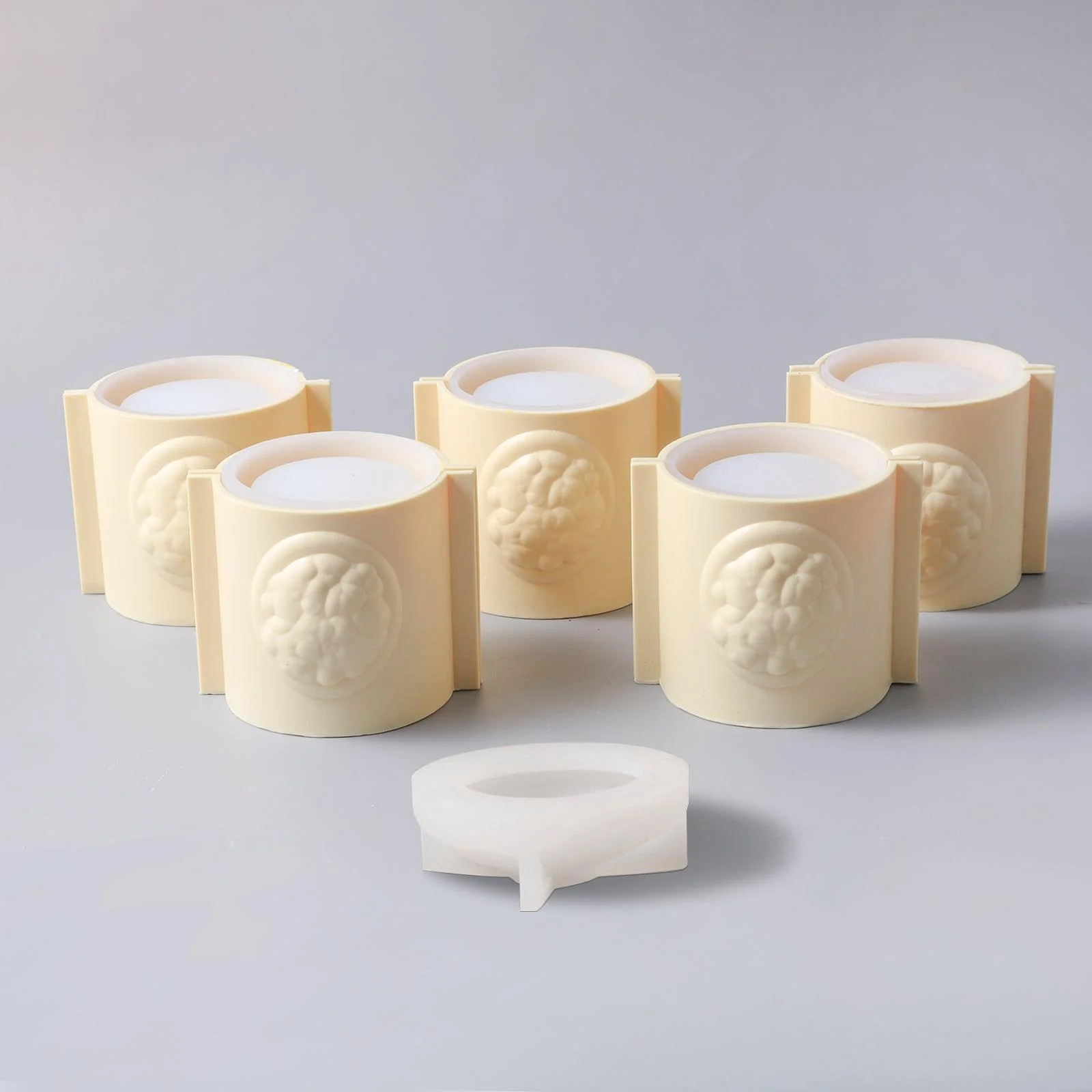 Candle Jar with Lid Silicone Mold - Image 7