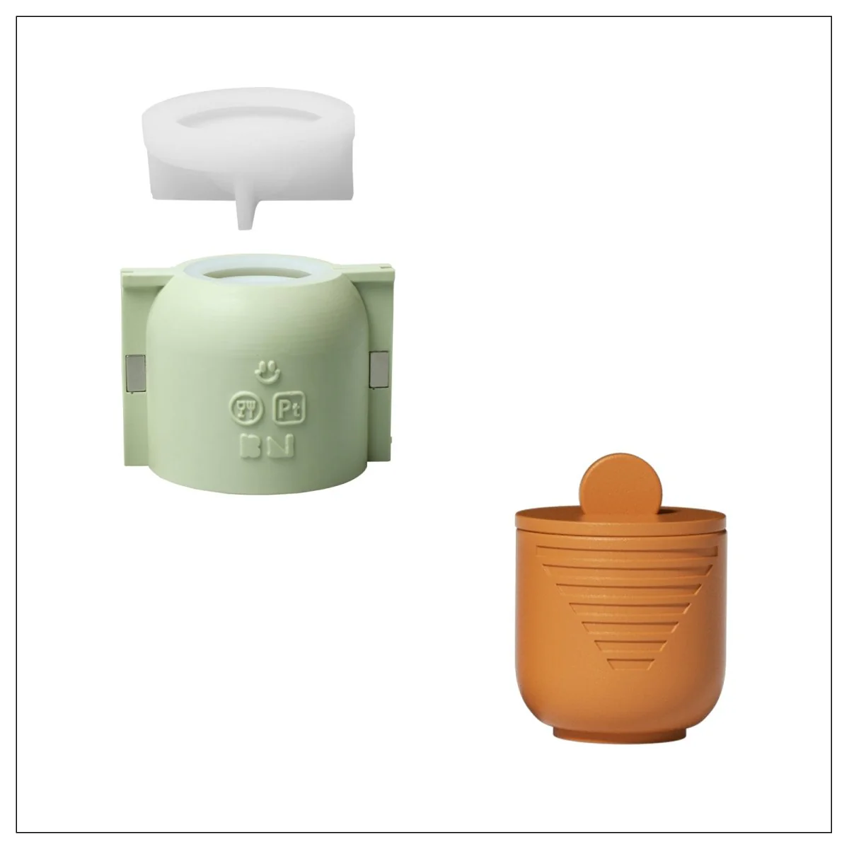 Sunset Ripple Candle Jar Candle Refill Silicone Mold Collection - Image 12