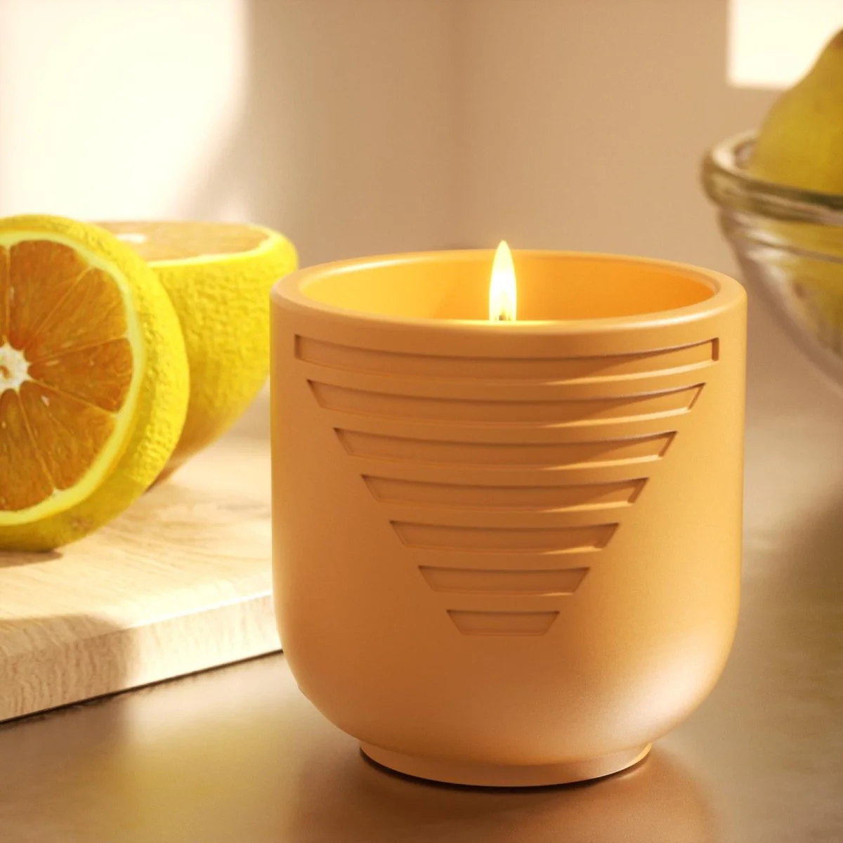 Sunset Ripple Candle Jar Candle Refill Silicone Mold Collection - Image 3