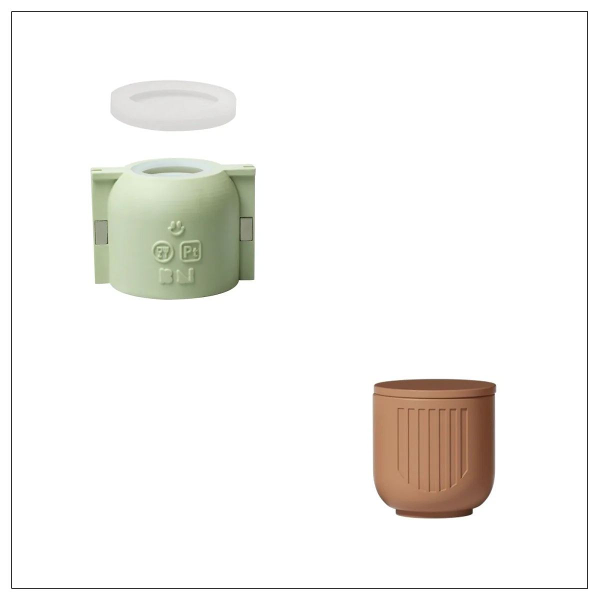 Serene Tidefall Candle Jar Candle Refill Silicone Mold Collection - Image 9