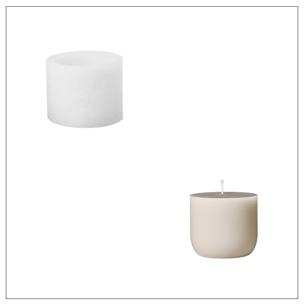 Whispering Peaks Candle Jar & Candle Refill Silicone Mold Collection - Image 14