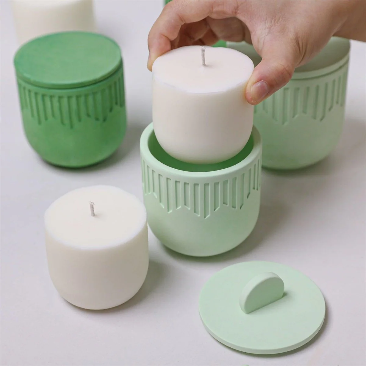 Whispering Peaks Candle Jar & Candle Refill Silicone Mold Collection - Image 7