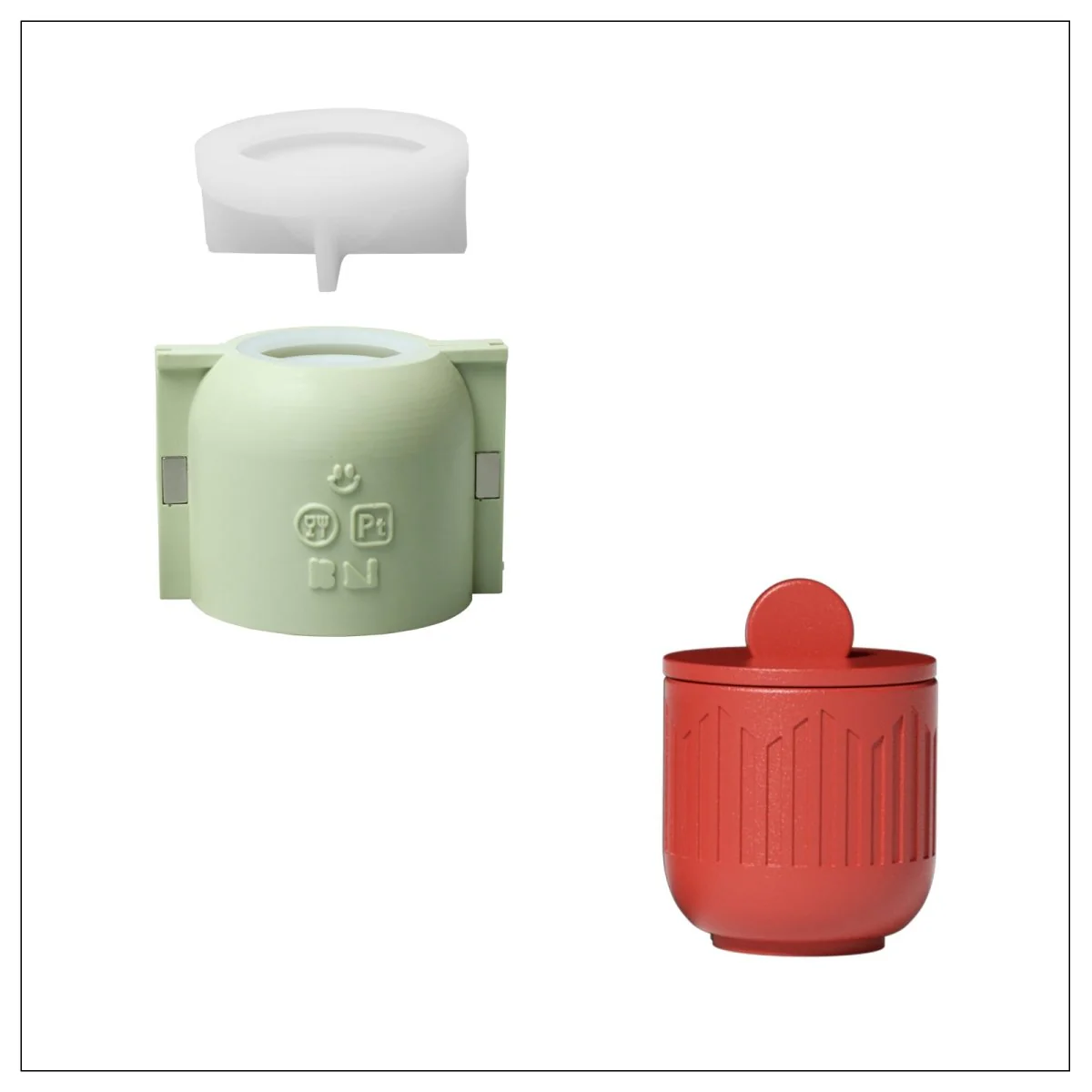 Flowing Twilight Candle Jar Candle Refill Silicone Mold Collection - Image 12
