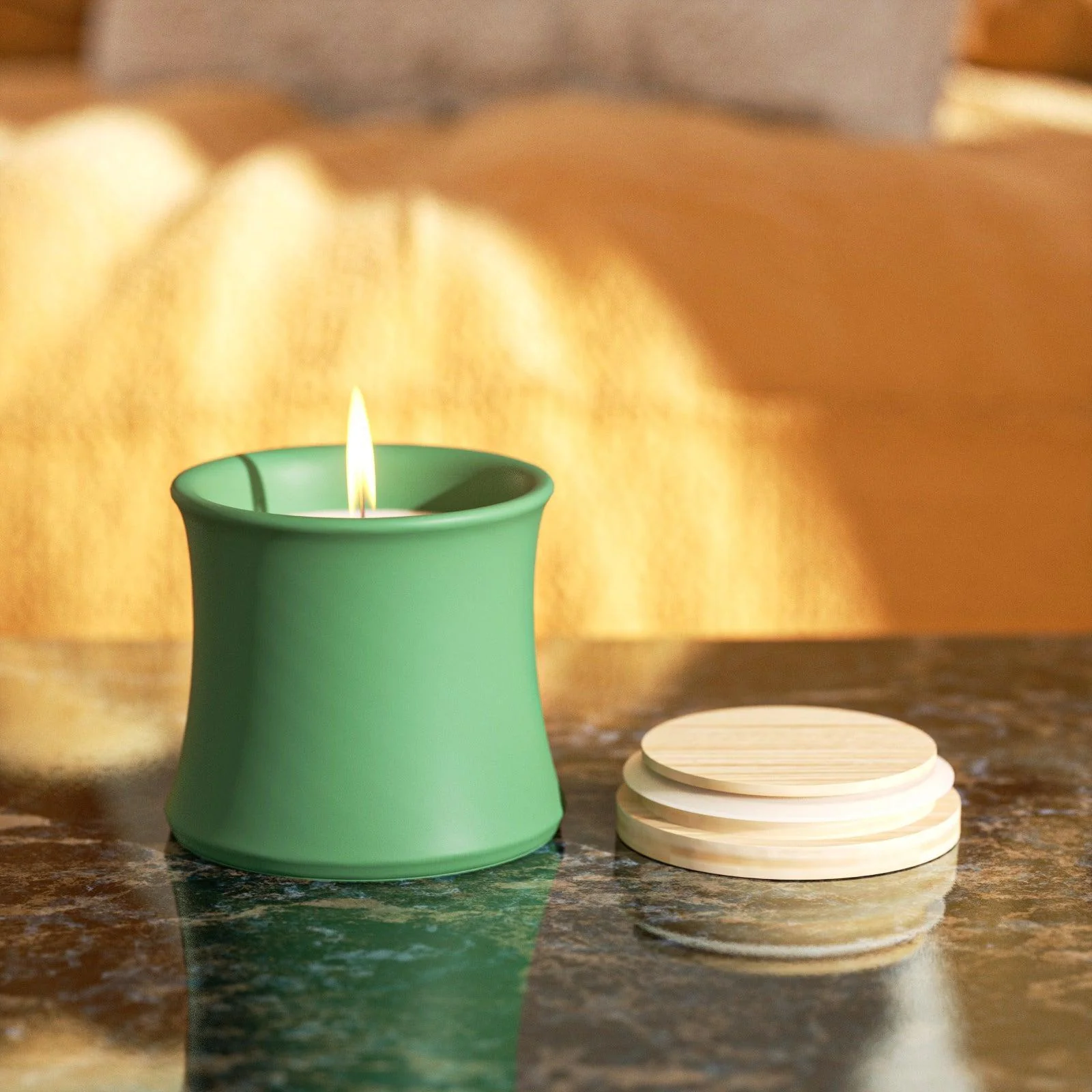 Candle Jar with Wooden Lid - Image 6