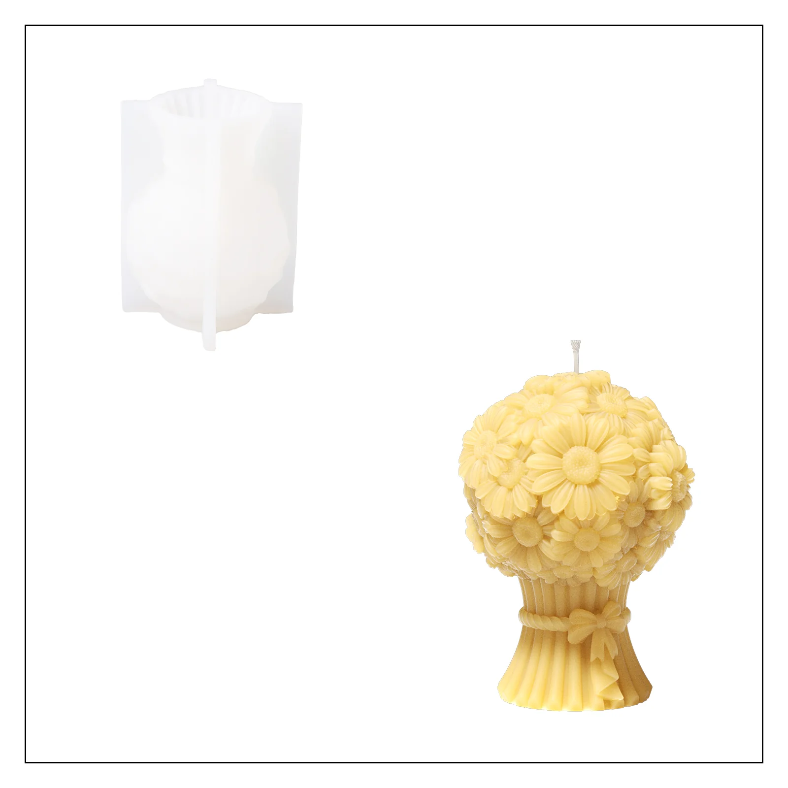 Bouquet Flourishing Candle Silicone Mold Collection - Image 10