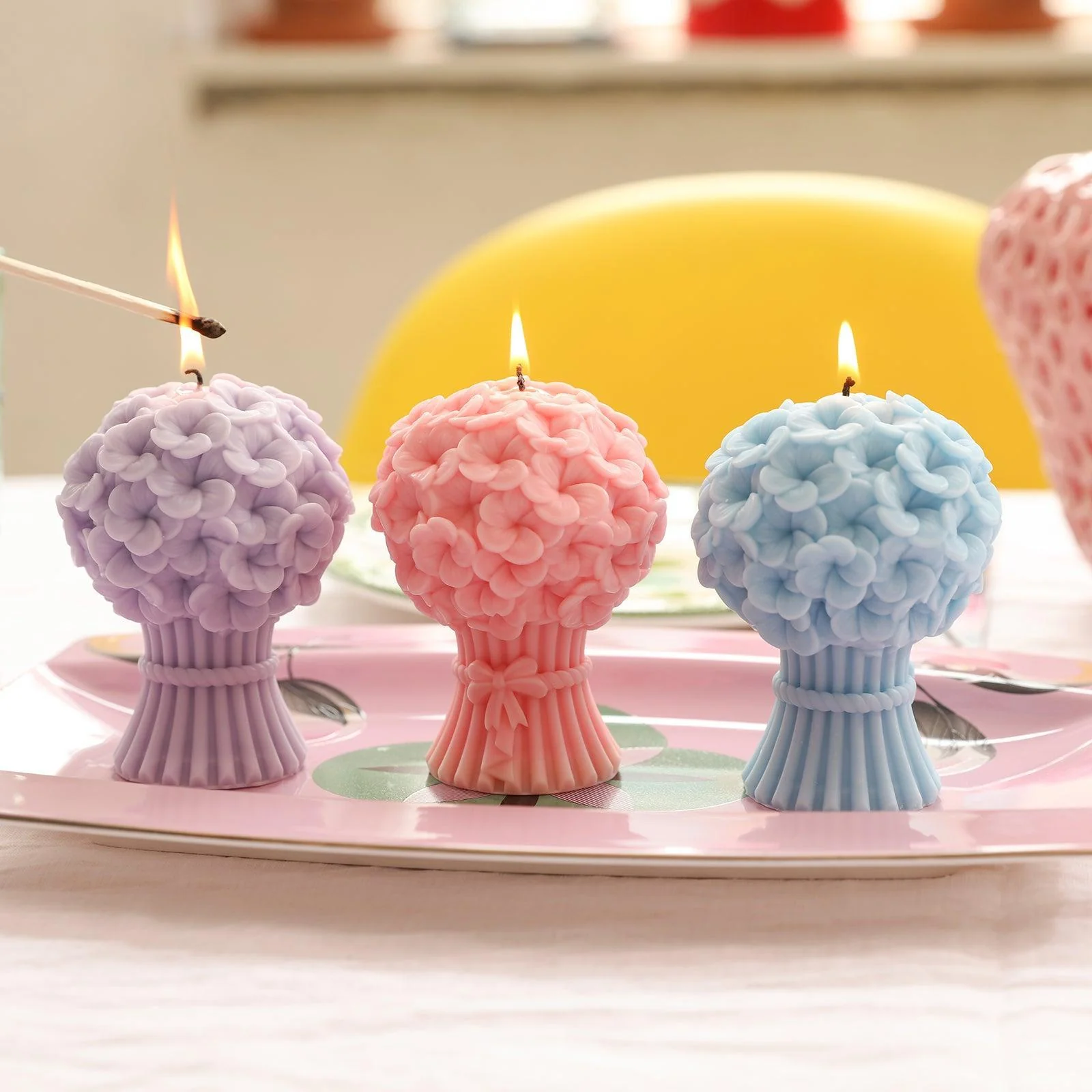 Bouquet Flourishing Candle Silicone Mold Collection - Image 5