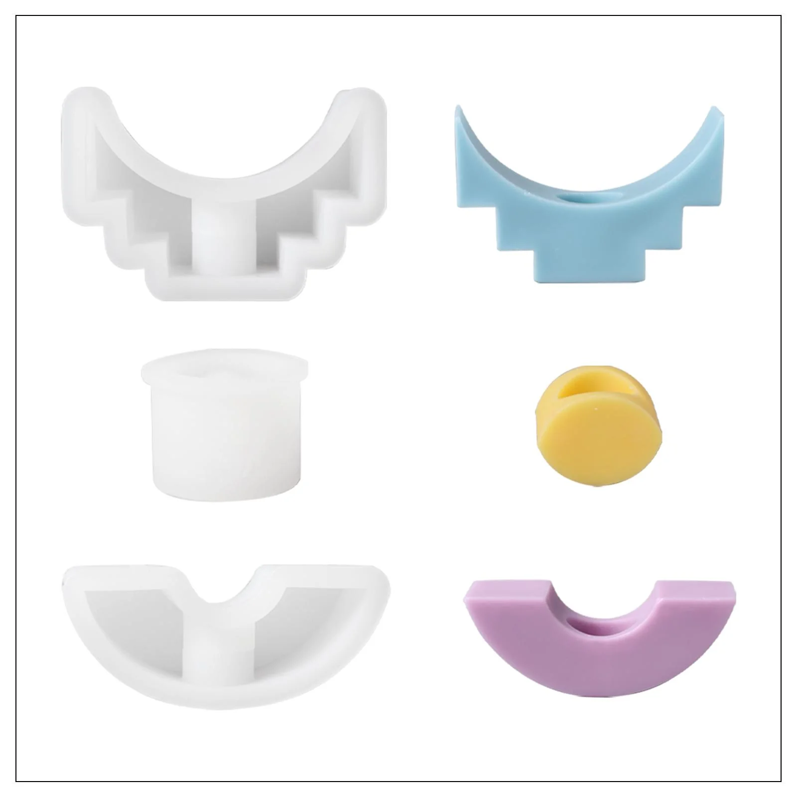 Aneliya × Boowan Nicole | Eye shape - Stackable Modular Candle Silicone Mold - Image 9