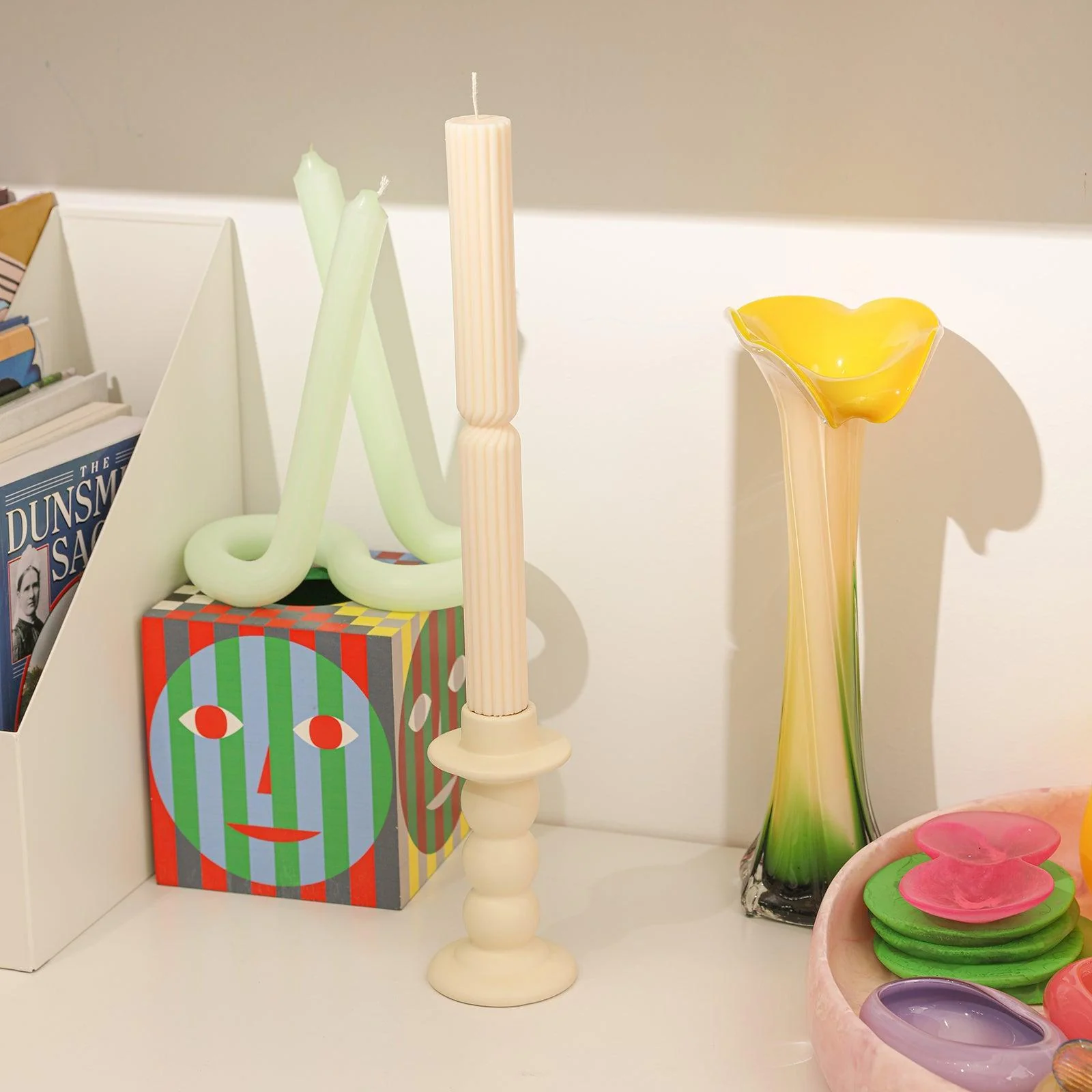 Doric Pillar Taper Candle Silicone Mold - Image 5