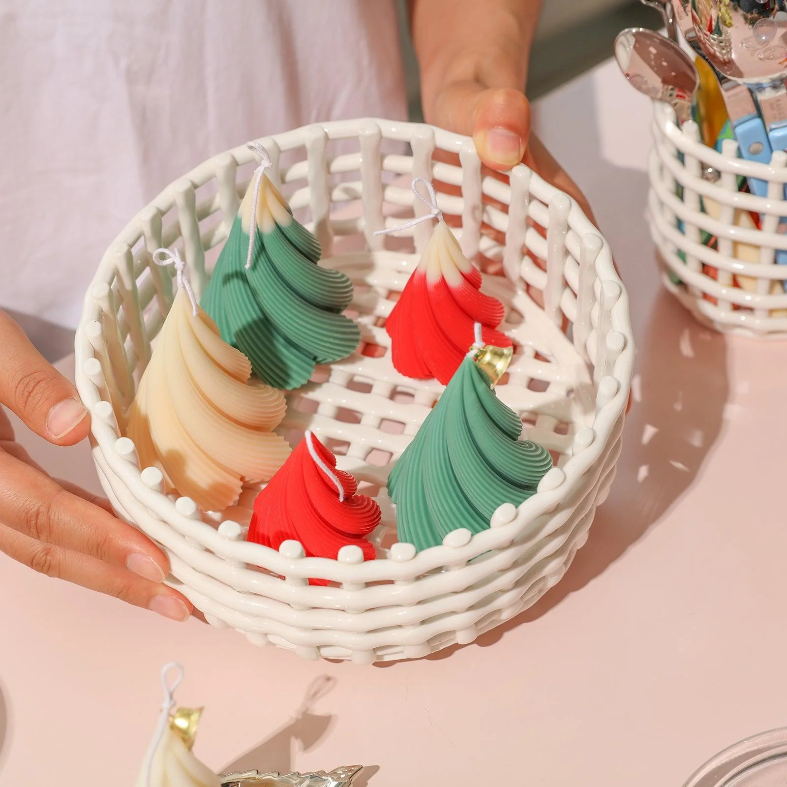 Spiral Christmas Tree Candle Silicone Mold - Image 6