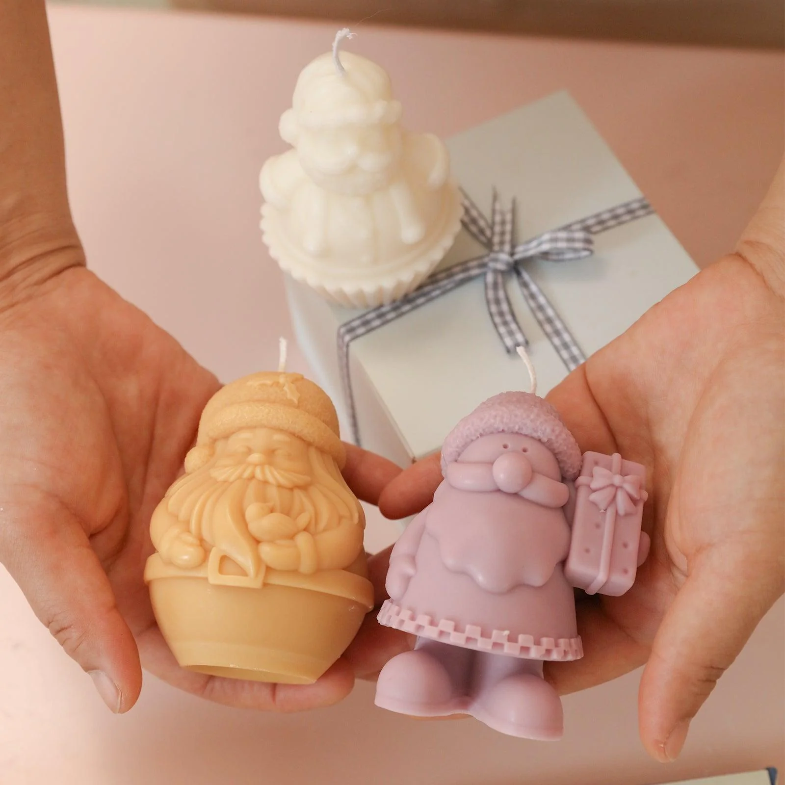 Chubby Santa Claus Candle Silicone Mold - Image 5
