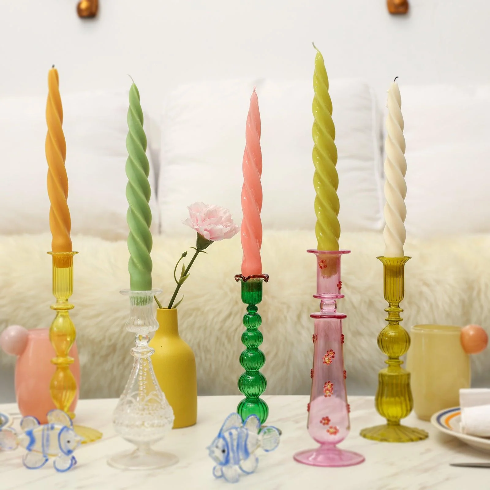 Moder Spiral Taper Candle Silicone Mold - Image 7