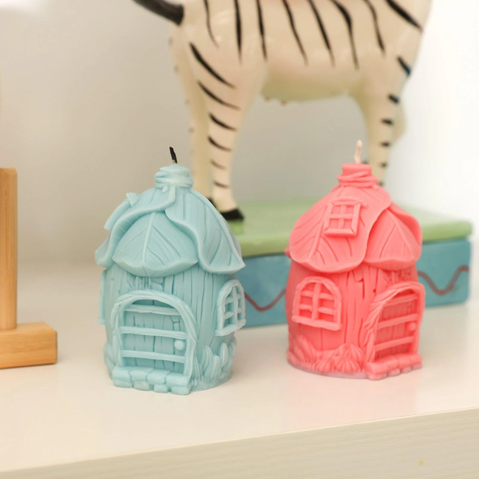 Miniature Fairy House Candle Silicone Mold - Image 5