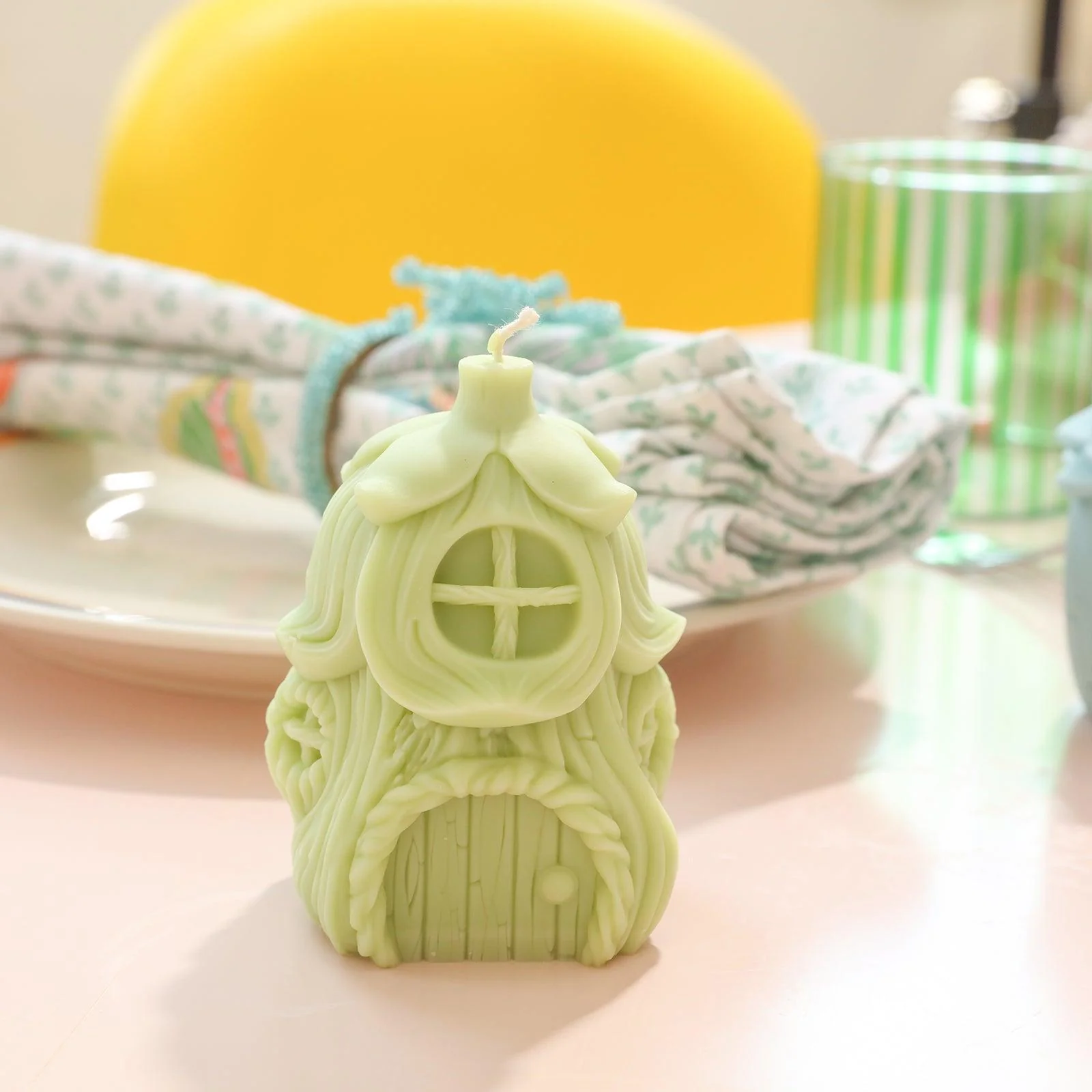 Miniature Fairy House Candle Silicone Mold - Image 4