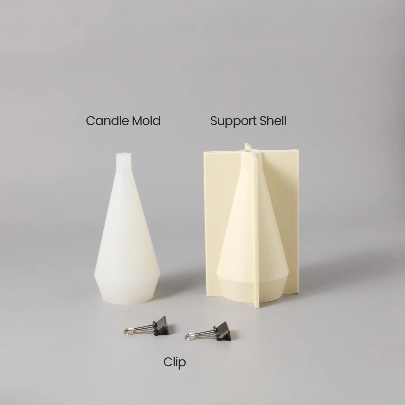 6'' Conical Christmas Tree Candle Silicone Mold - Image 8