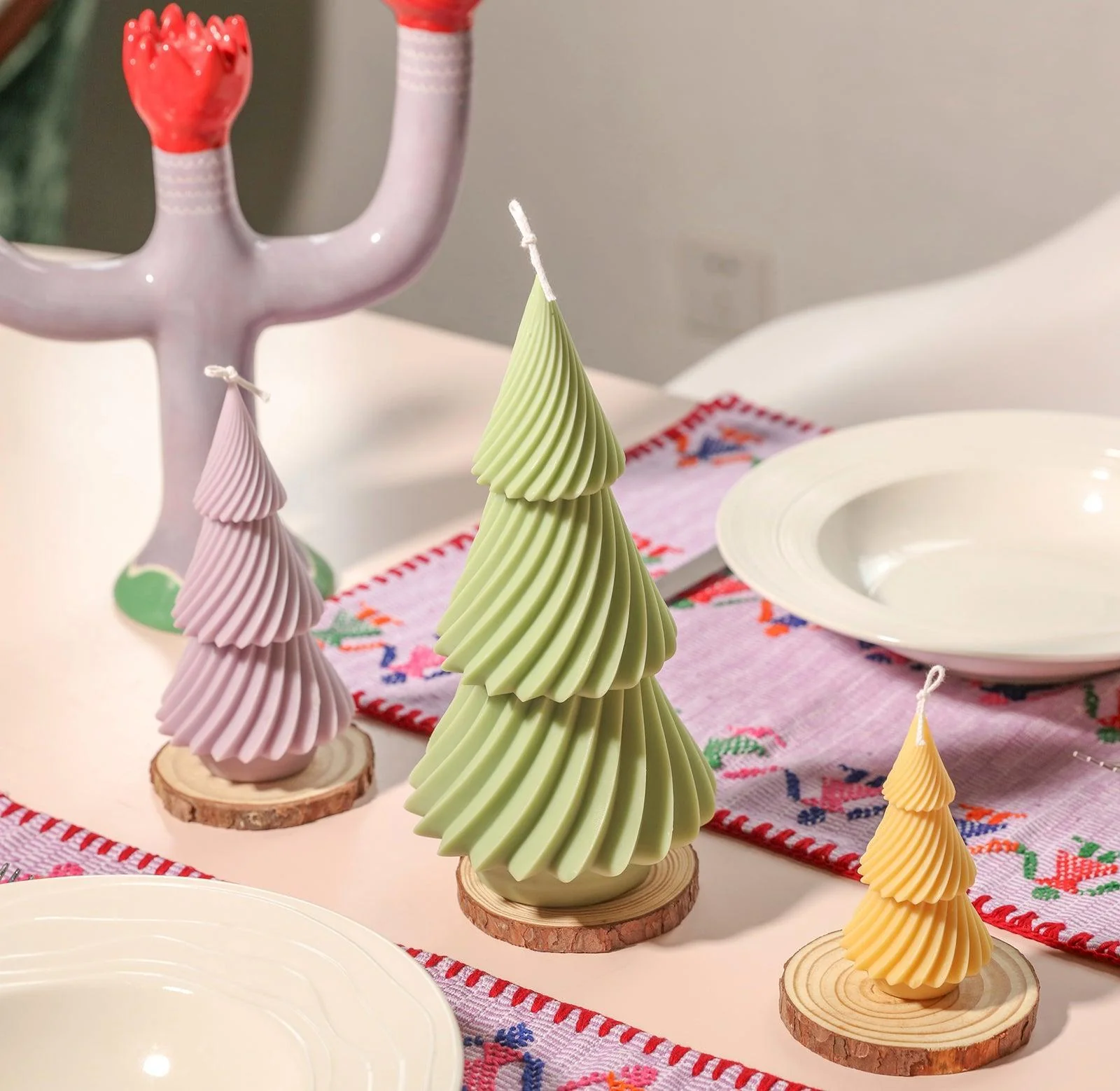 Evergreen Christmas Tree Candle Silicone Mold - Image 4