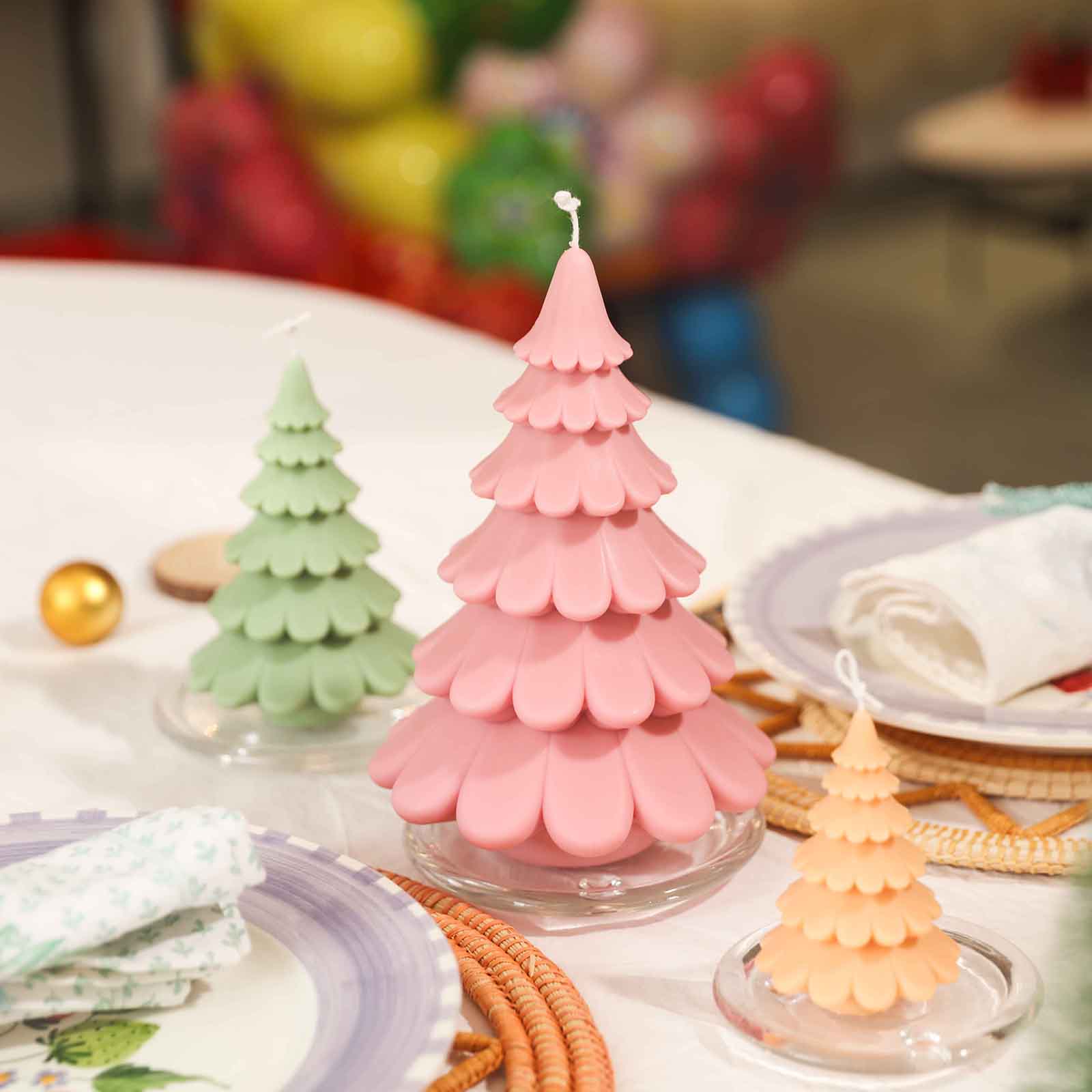 Layered Christmas Tree Candle Silicone Mold - Image 8