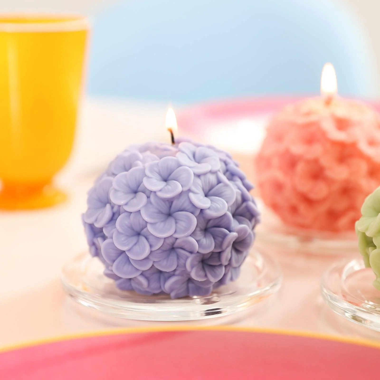 Whispering Hydrangea Orbs Candle Silicone Mold - Image 4