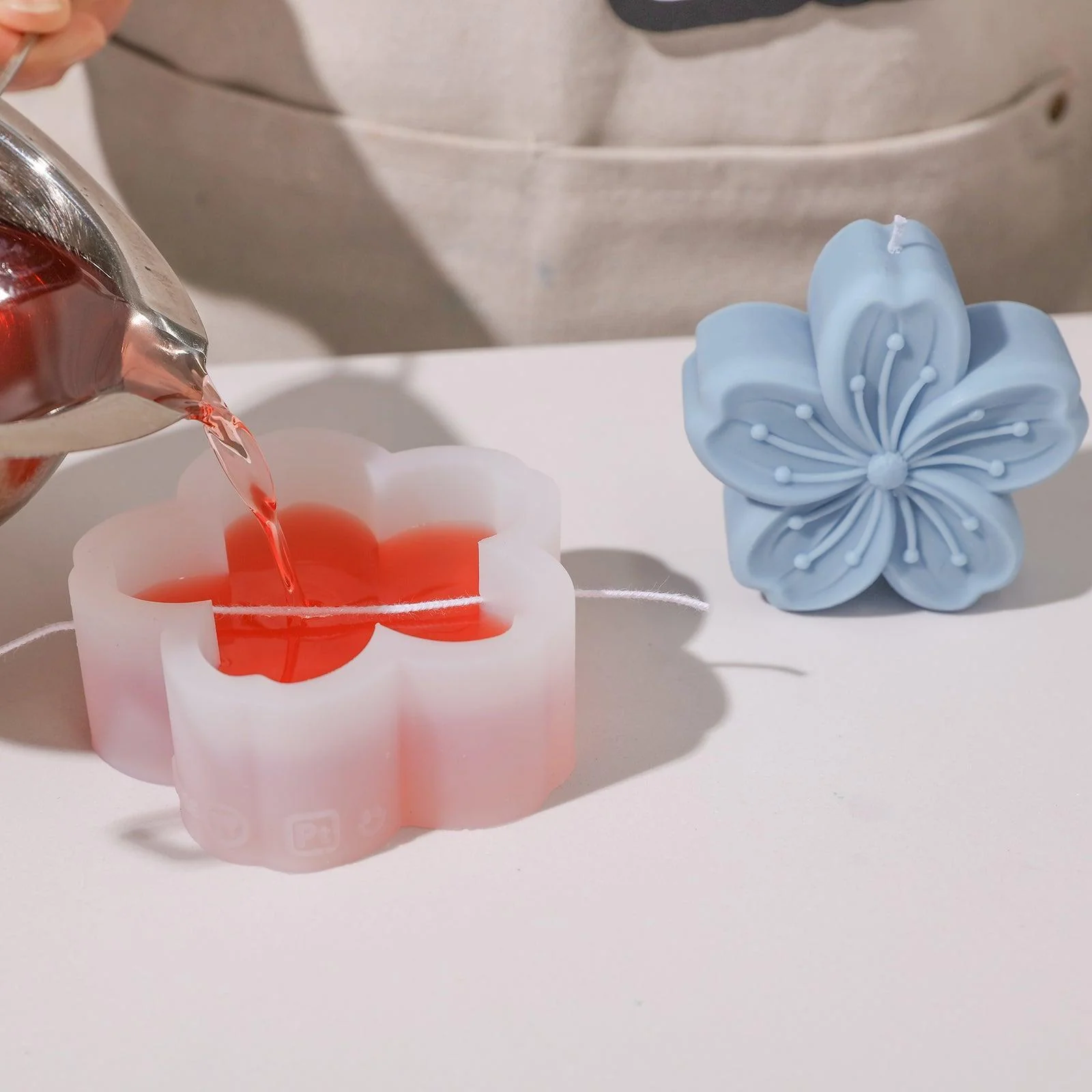 Sakura Harmony Candle Silicone Mold - Image 3