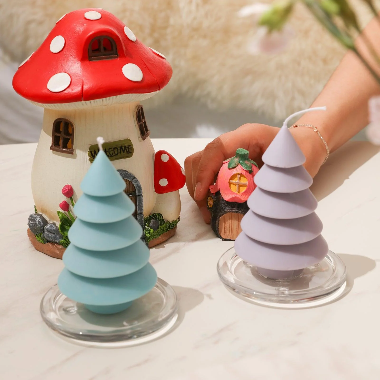 Glowing Christmas Tree Candle Silicone Mold - Ⅱ - Image 4