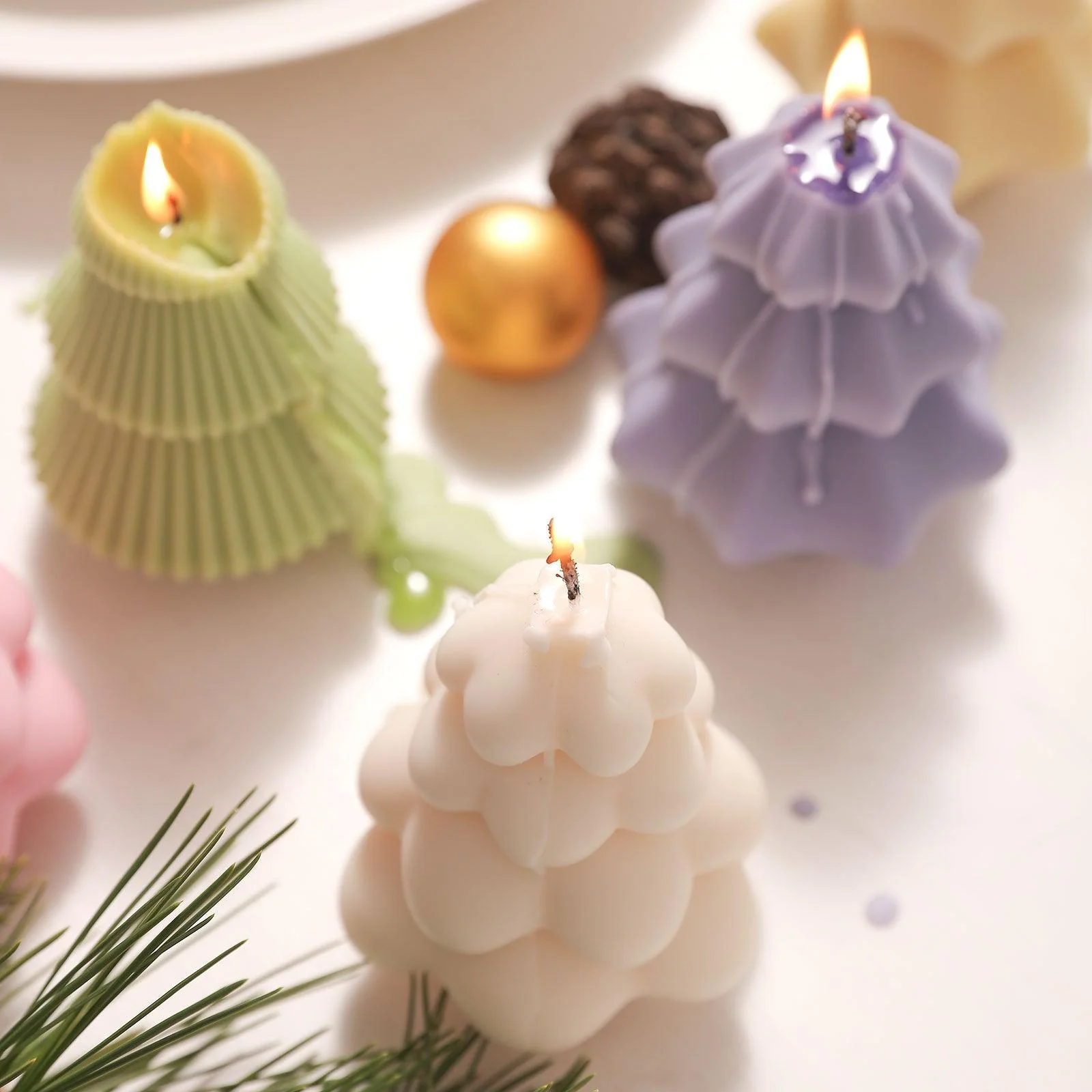 Glowing Christmas Tree CandleSilicone Mold - Ⅵ - Image 5