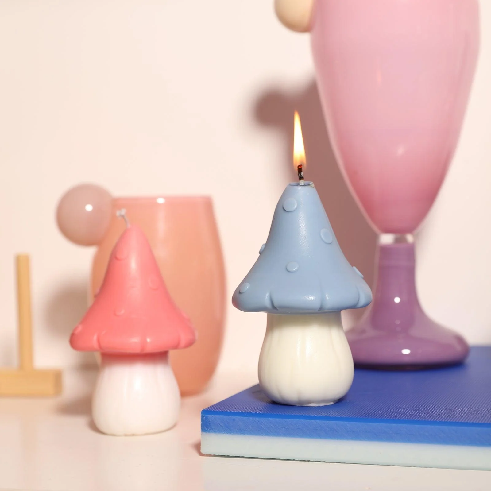 Forest Guardian Mushroom Candle Silicone Mold - Image 6