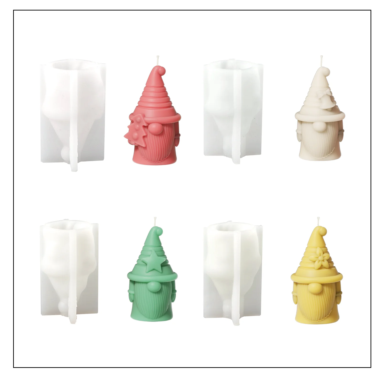 Douglas of Hat-tastic Gnome Squad Candle Silicone Mold - Image 10